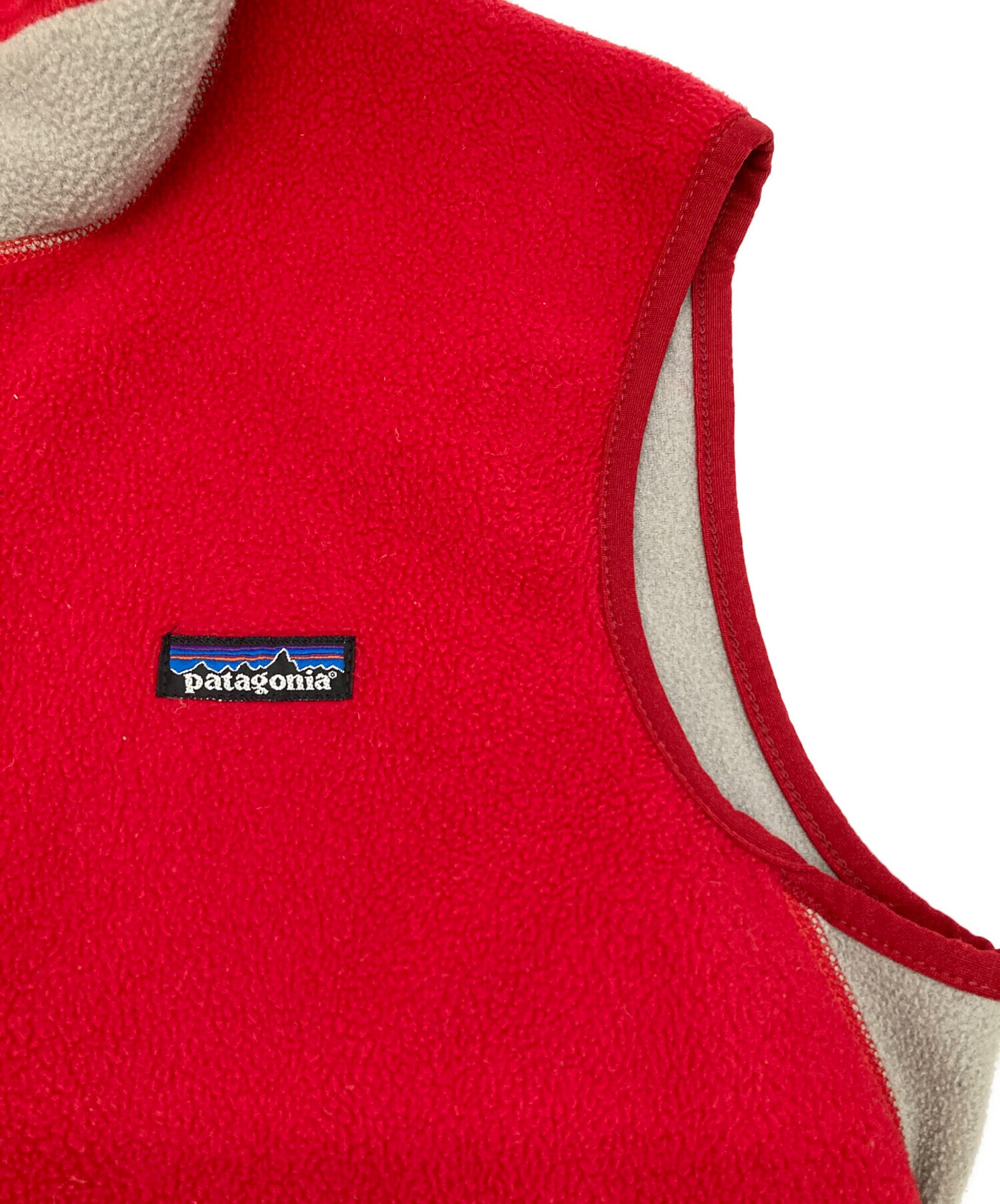 patagonia Mサイズ ベスト　赤レッド 中古・古着通販】Patagonia (パタゴニア) フリースベスト レッド