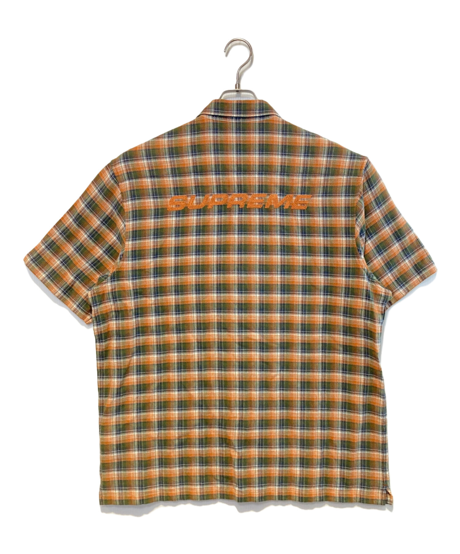 中古・古着通販】SUPREME (シュプリーム) バックロゴチェックシャツ 