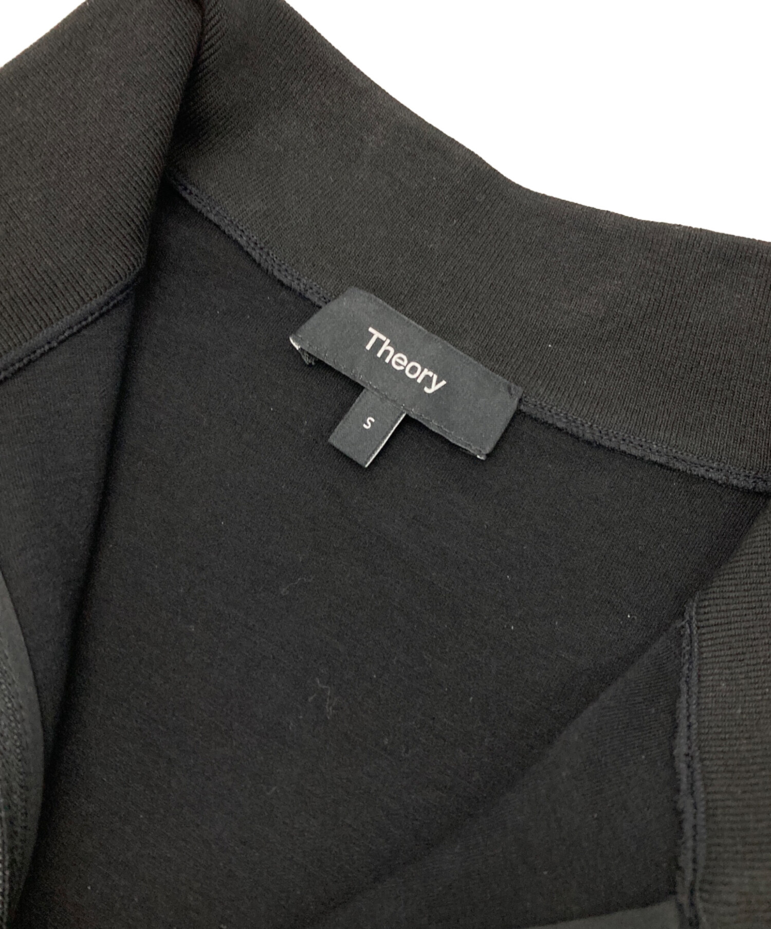 Theory セオリー スウェット M 黒 【古着】【中古】【送料無料】 中古・古着通販】theory (セオリー) ハーフジップスウェット ブラック