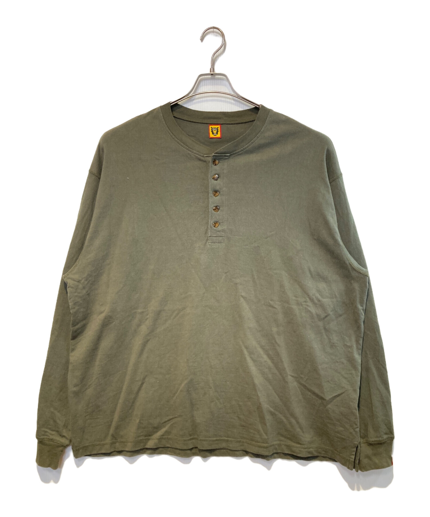 中古・古着通販】HUMAN MADE (ヒューマンメイド) バックロゴヘンリー