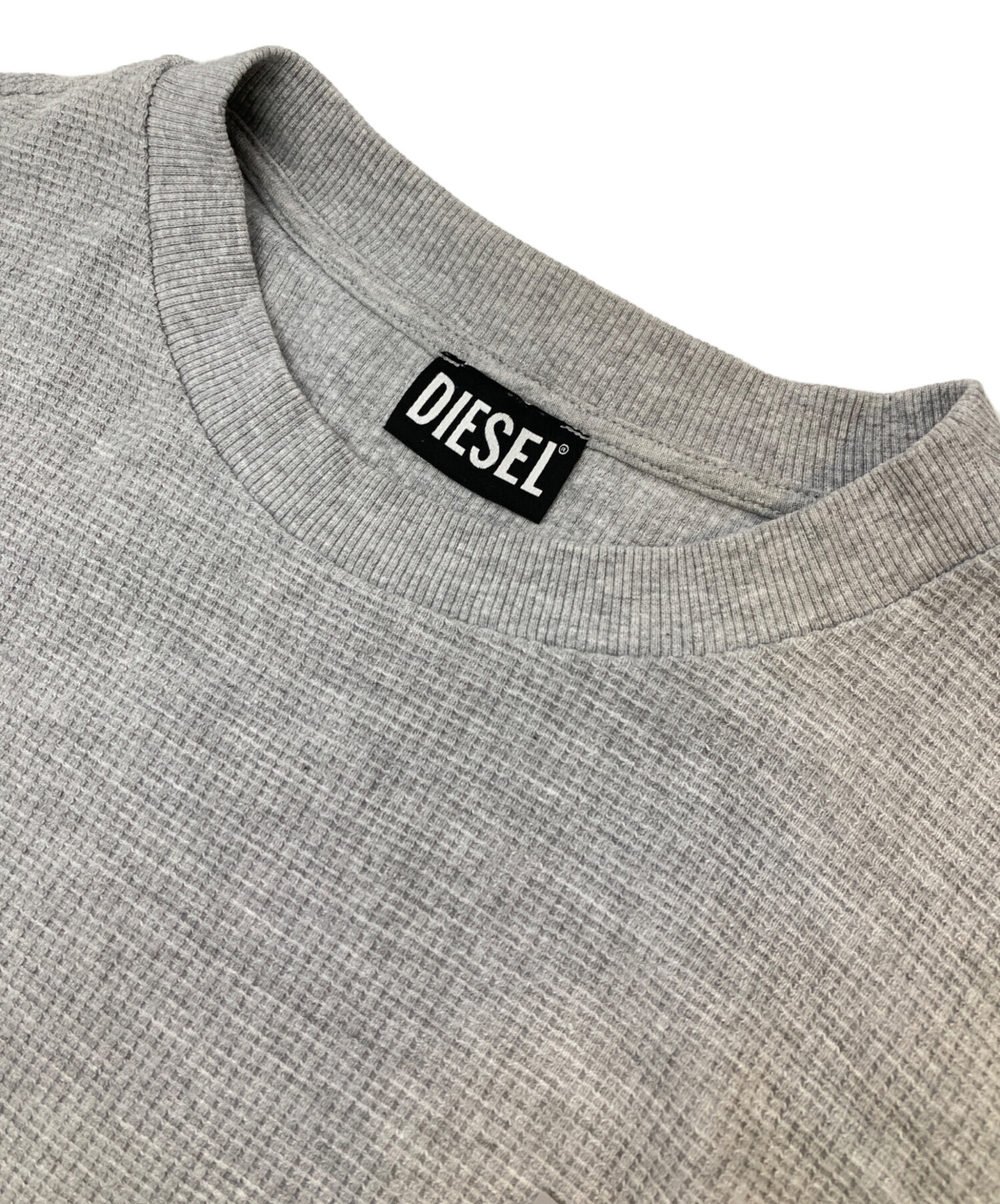 中古・古着通販】DIESEL (ディーゼル) サーマルカットソー グレー 