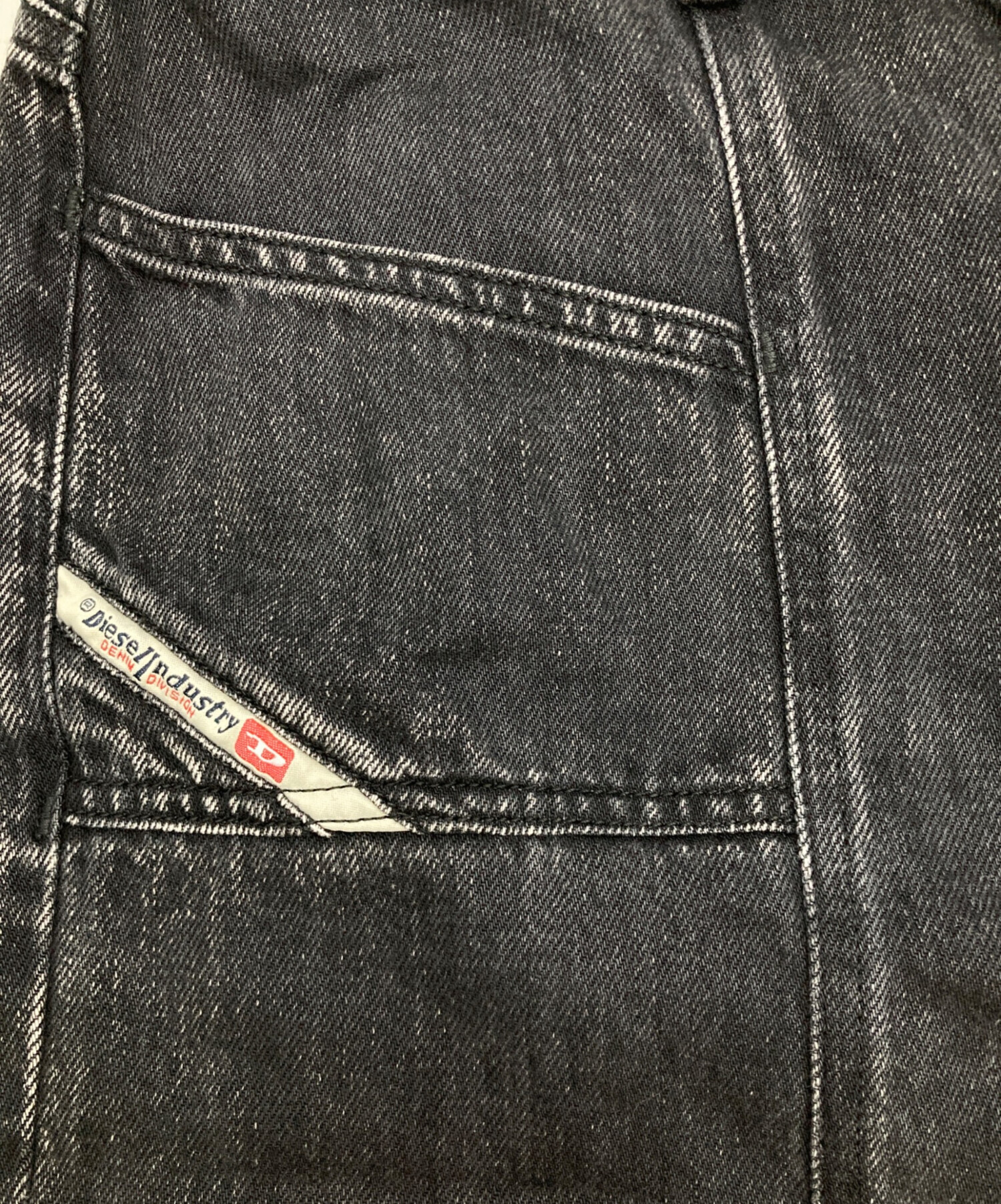 中古・古着通販】DIESEL (ディーゼル) フレアデニムパンツ ブラック 