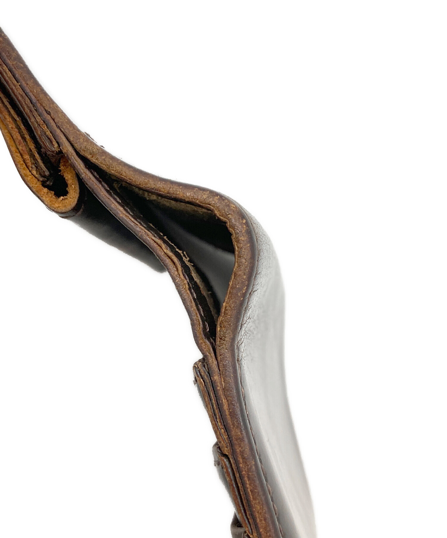 中古・古着通販】PORTER (ポーター) 2つ折り財布 ブラウン