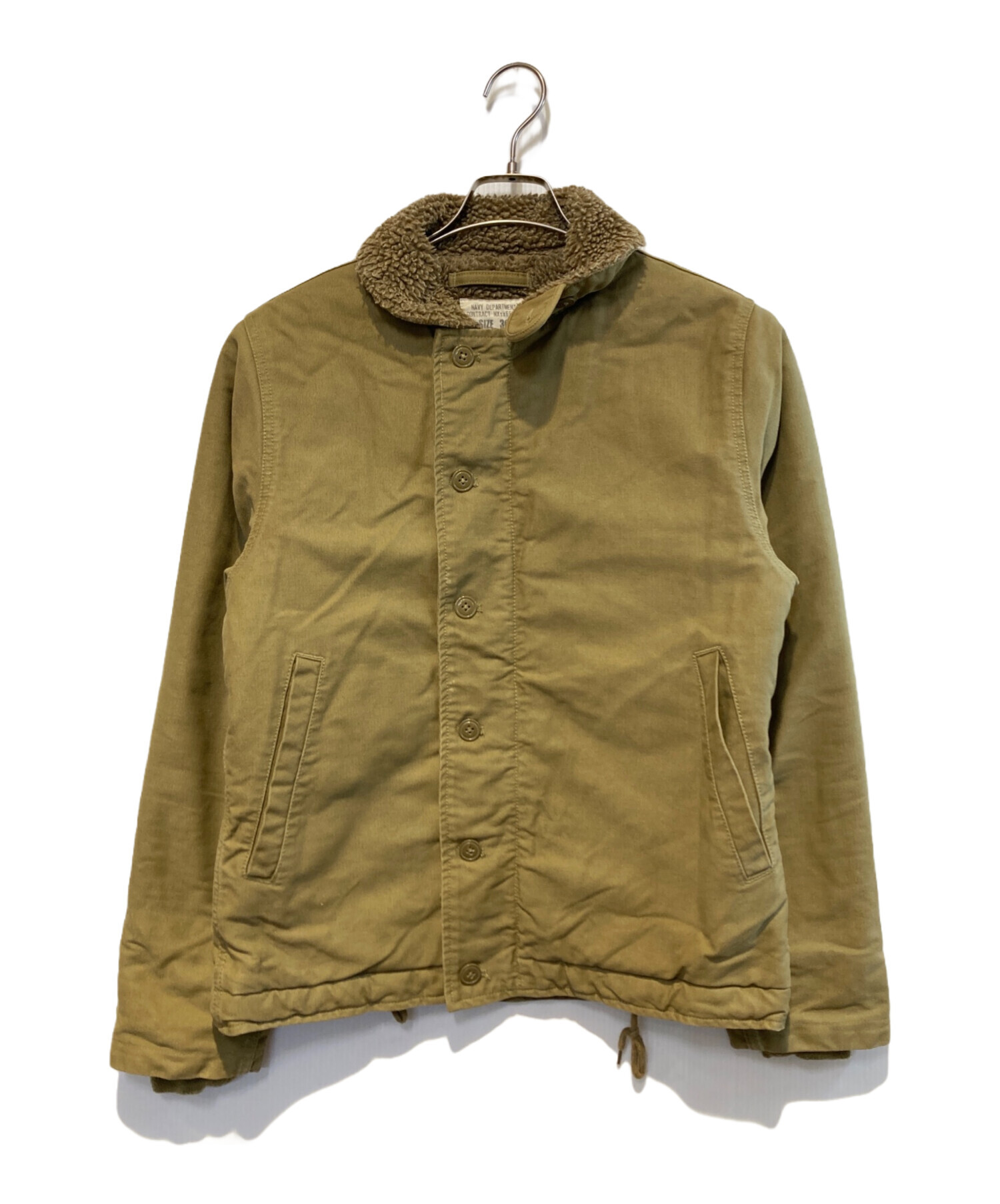 中古・古着通販】waiper (ワイパー) N-1デッキジャケット オリーブ