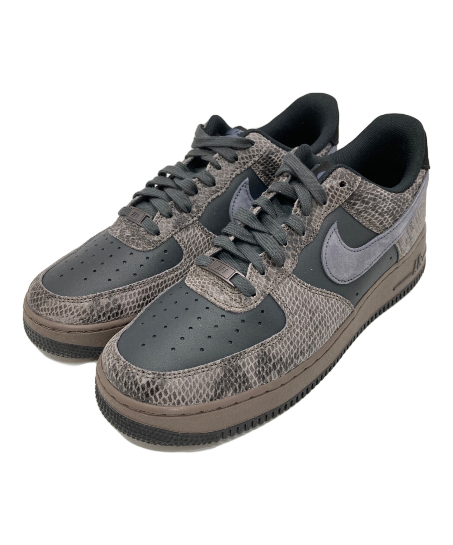 中古・古着通販】NIKE (ナイキ) エアフォース1ロー ブラック×ブラウン 
