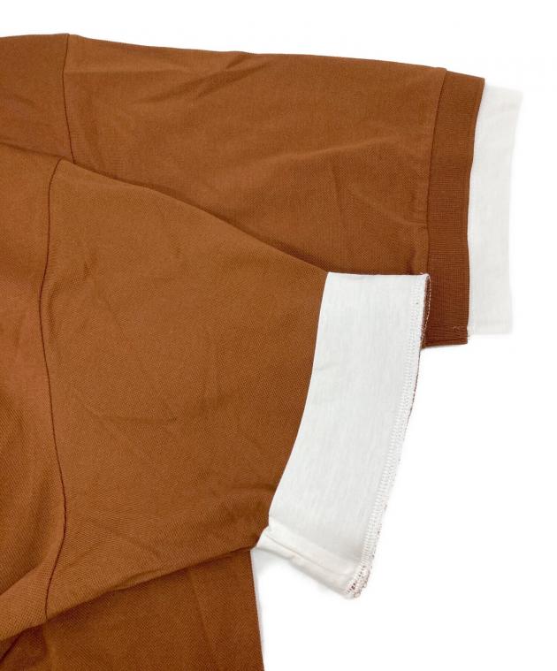 中古・古着通販】PRADA (プラダ) レイヤードポロシャツ ブラウン