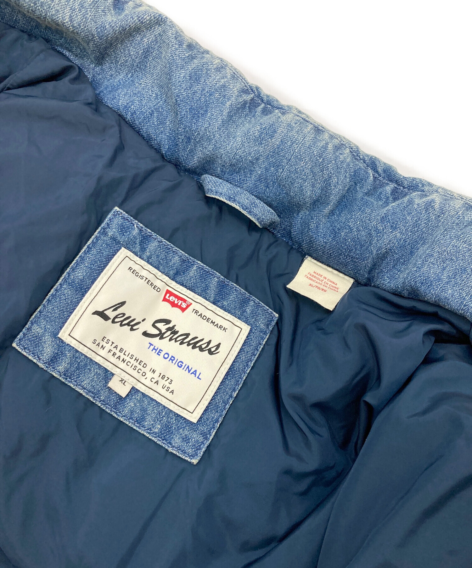 中古・古着通販】LEVI'S (リーバイス) スーパーデニムダウンジャケット