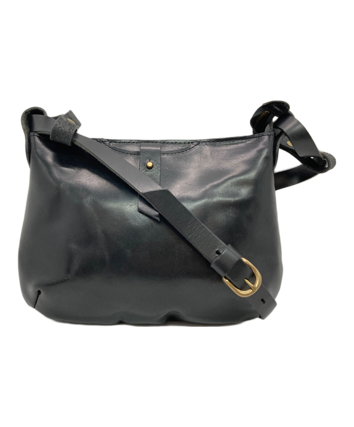 中古・古着通販】SLOW (スロウ) herbie latch shoulder bag ブラック