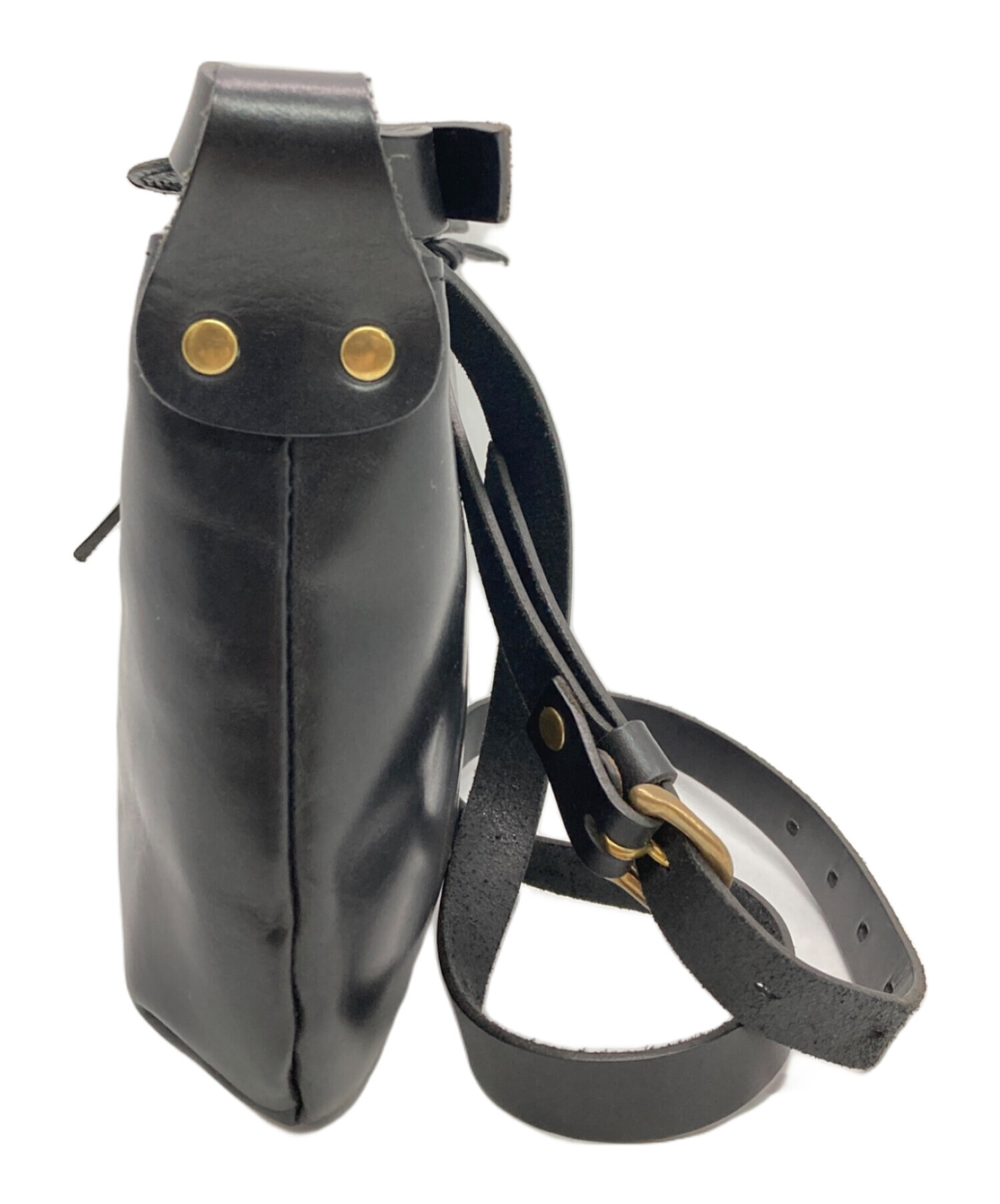 中古・古着通販】SLOW (スロウ) herbie latch shoulder bag ブラック 