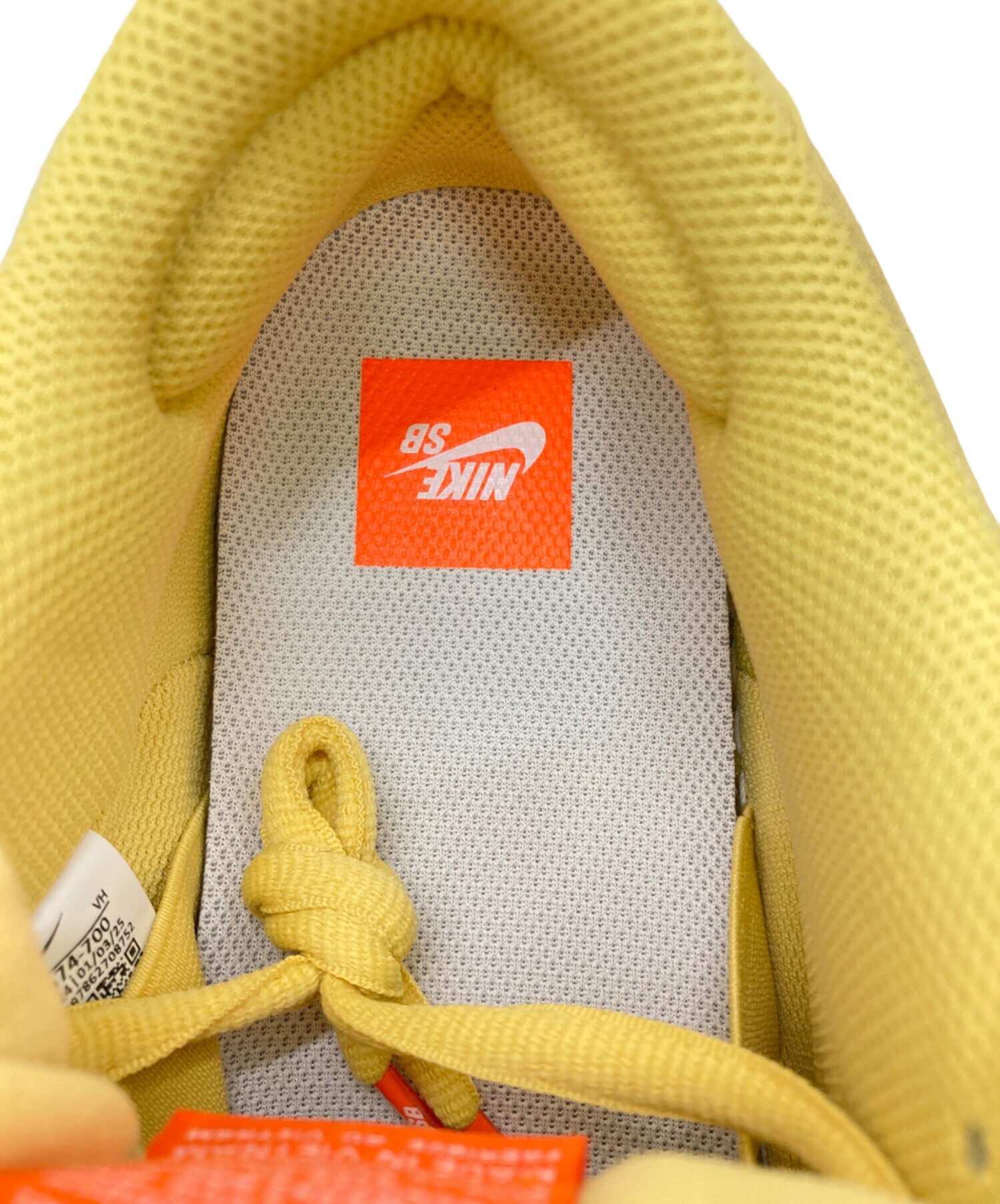 中古・古着通販】NIKE SB (ナイキエスビー) DUNK LOW イエロー サイズ 