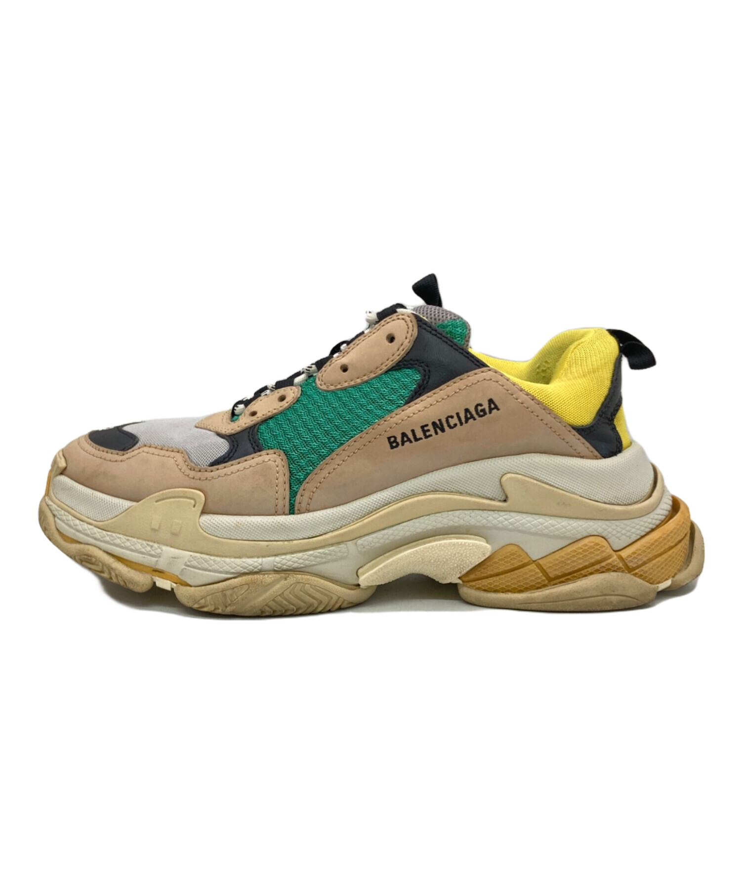 中古・古着通販】BALENCIAGA (バレンシアガ) TRIPLE S ベージュ 