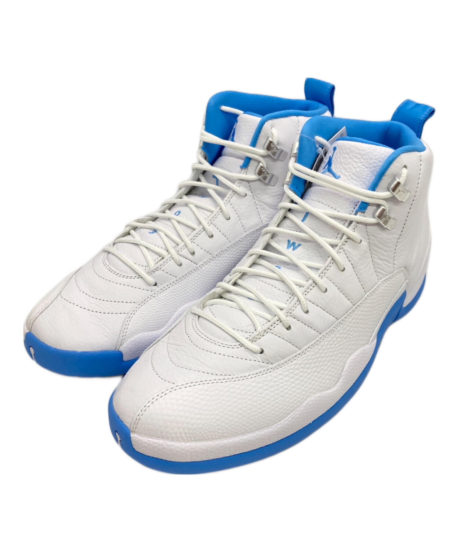 中古・古着通販】NIKE (ナイキ) AIR JORDAN 12 RETRO ホワイト×ブルー 