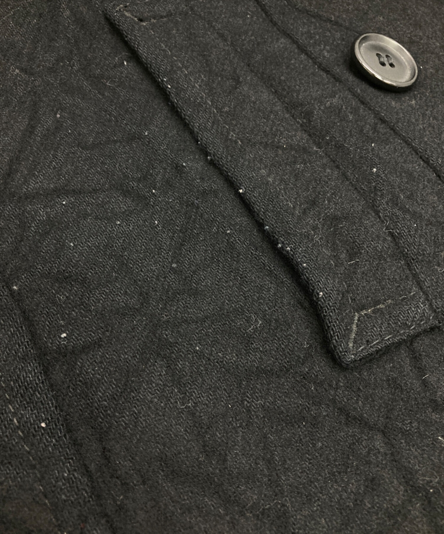 トリココムデギャルソン 中綿ピーコート S 中古・古着通販】tricot COMME des GARCONS (トリココムデギャルソン