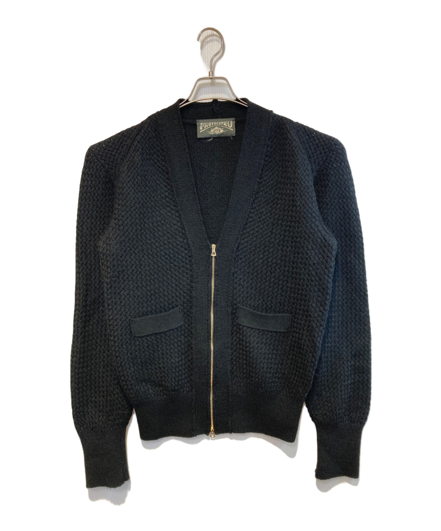 PHOTOCOPIEU カーディガン 中古・古着通販】PHOTOCOPIEU (フォトコピュー) ジップカーディガン