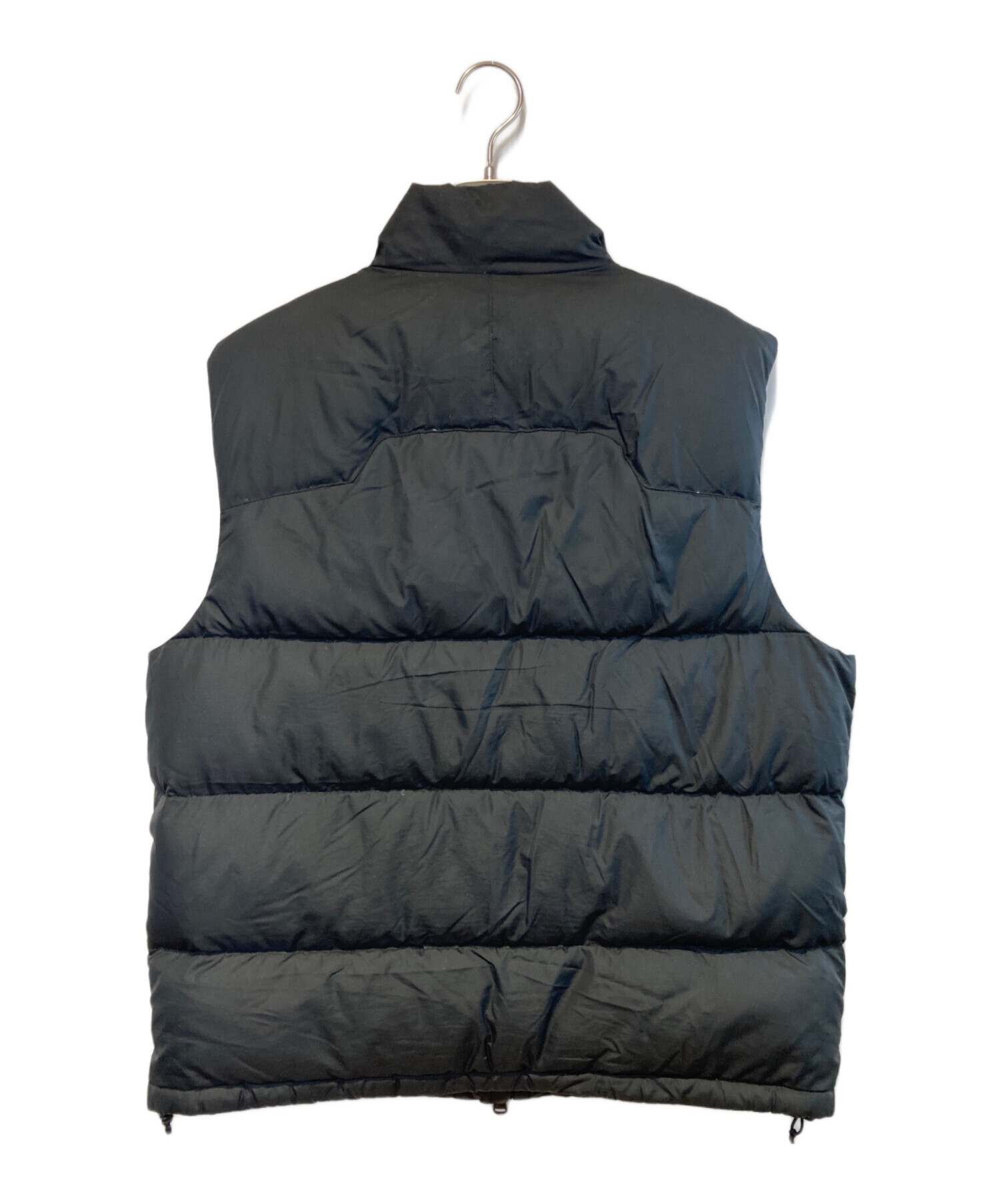 Polo ラルフローレン　レザーダウンベスト　美品　黒 Ralph Lauren ブラック レザー ダウンベスト M