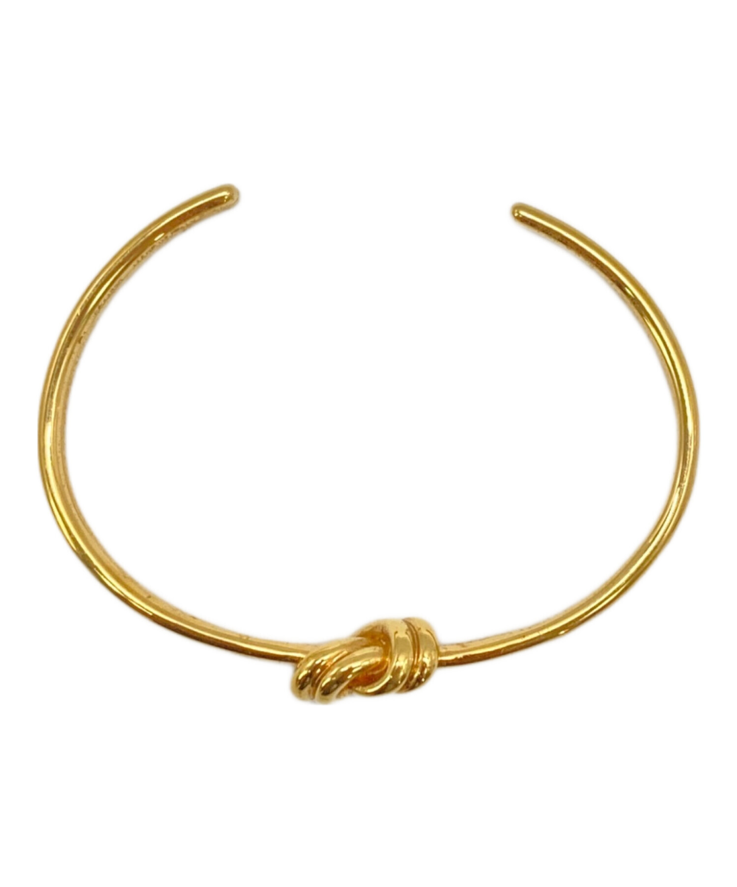 中古・古着通販】CELINE (セリーヌ) Knot Double Bracelet ゴールド