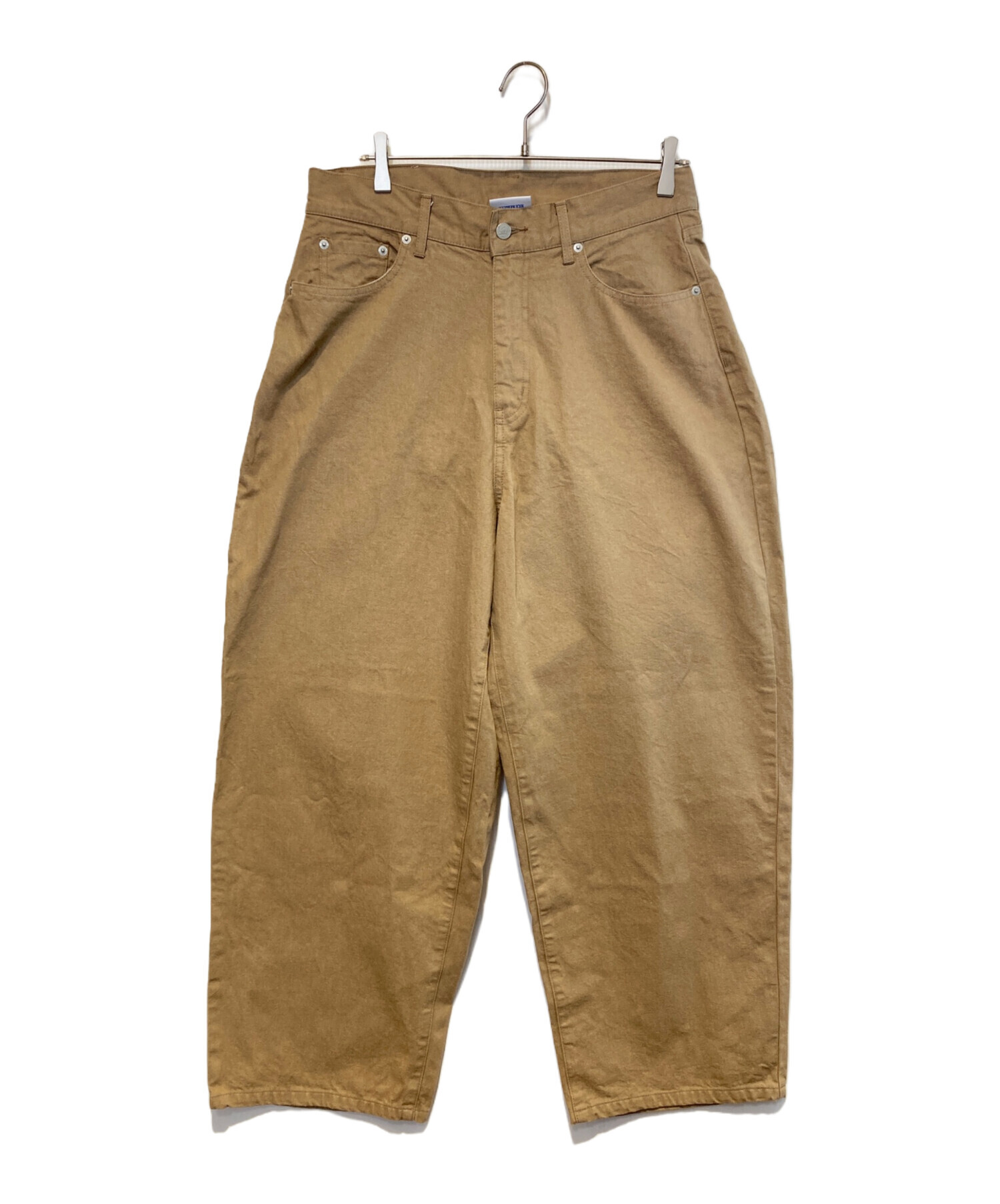 中古・古着通販】KEBOZ (ケボズ) BAGGY FIT DENIM PANTS ベージュ 