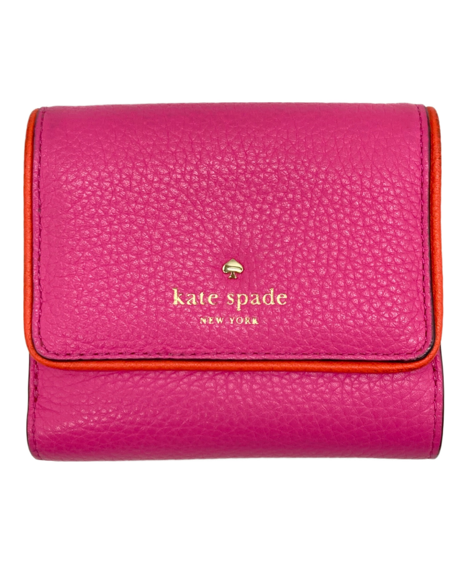 中古・古着通販】Kate Spade (ケイトスペード) 3つ折り財布 ピンク 
