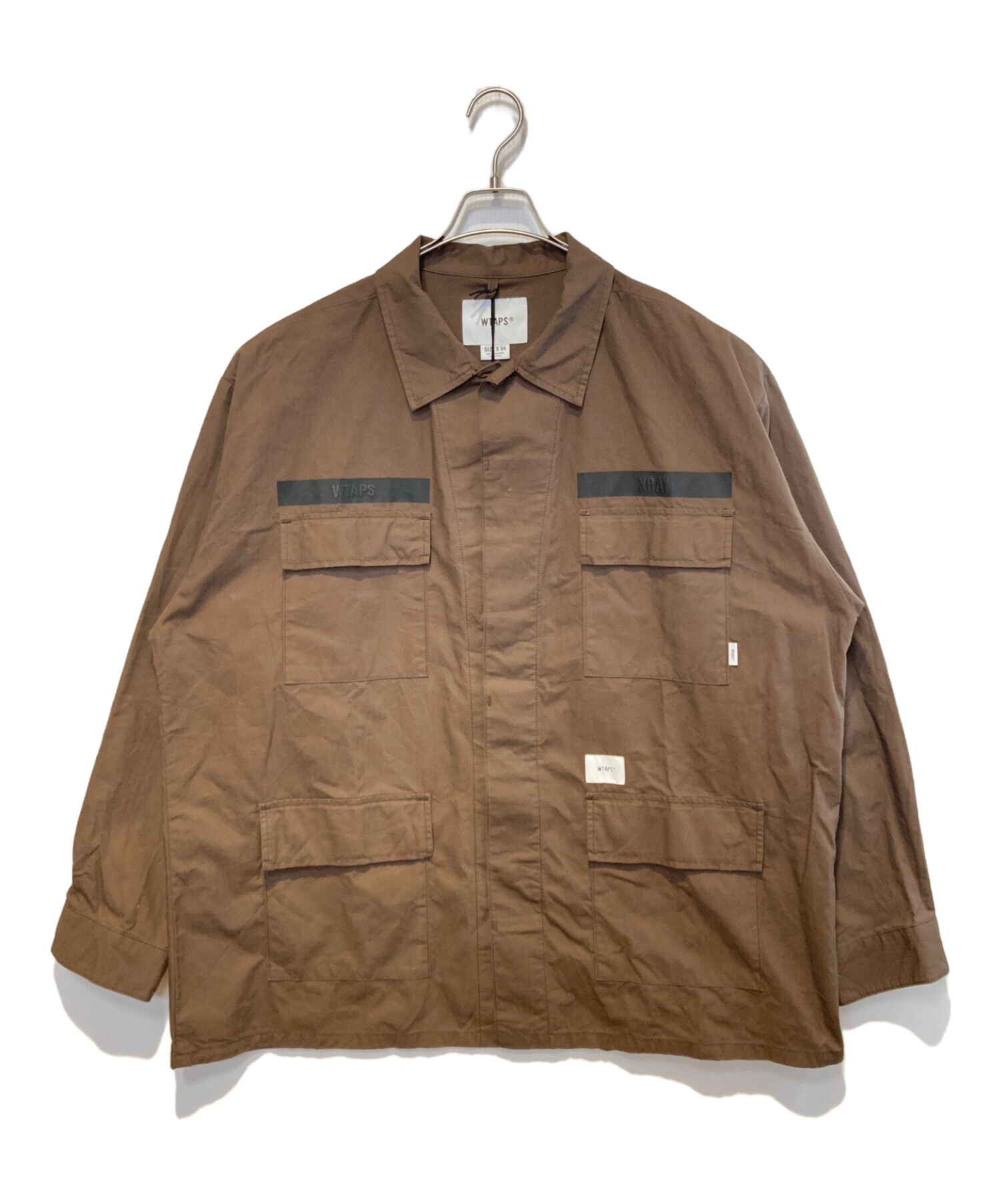 WTAPS ブラウンジャケット 04サイズ（XL） 中古・古着通販】WTAPS (ダブルタップス) JMOD 01 LS COTTON RIPSTOP