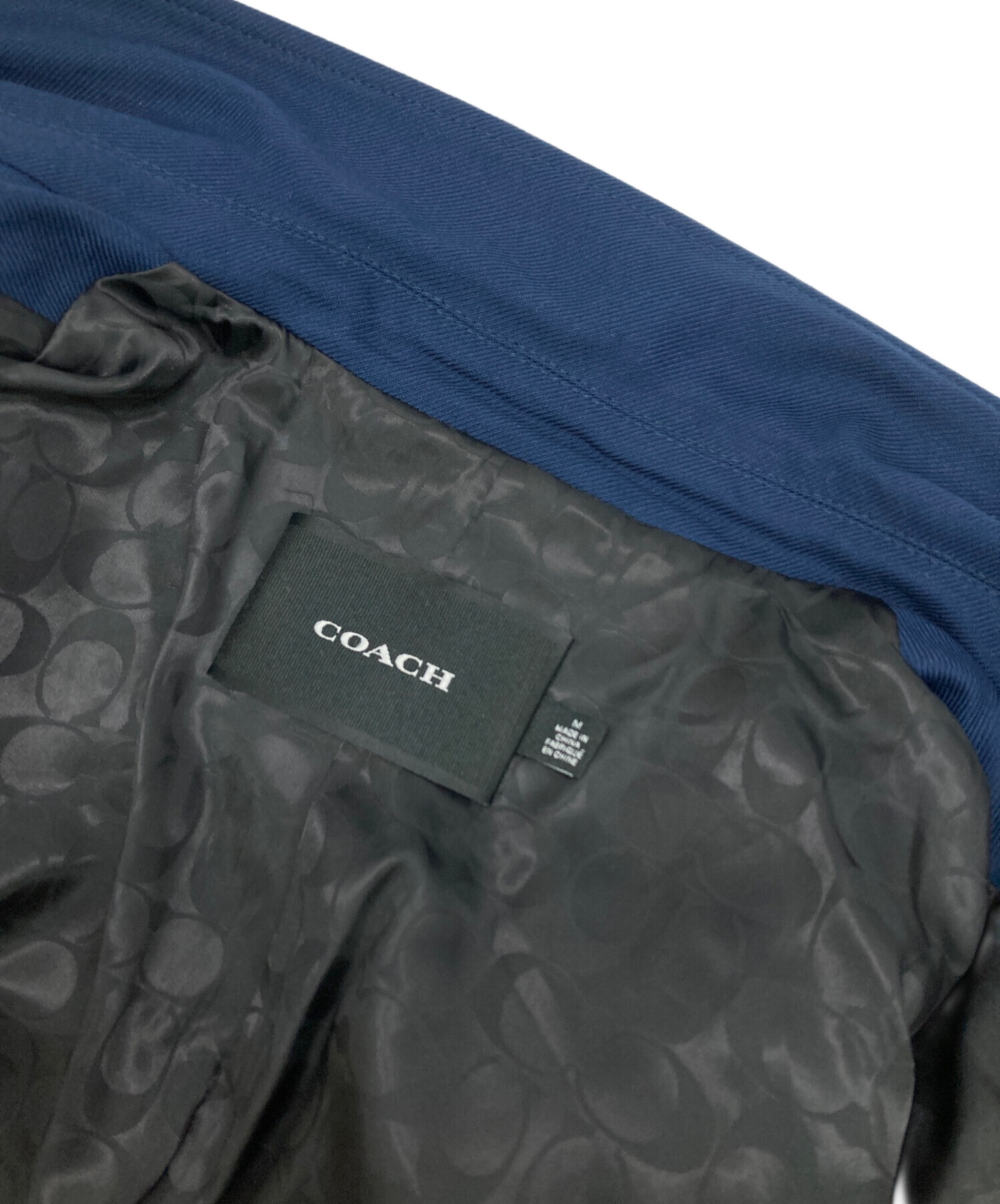 中古・古着通販】COACH (コーチ) チェスターコート ネイビー サイズ:M