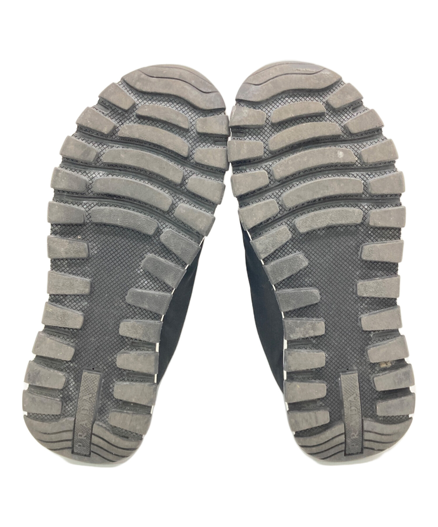 PRADA 厚底スニーカー　Re Nylon ナイロンスニーカー　黒　36 中古・古着通販】PRADA (プラダ) ナイロンスニーカー ブラック サイズ