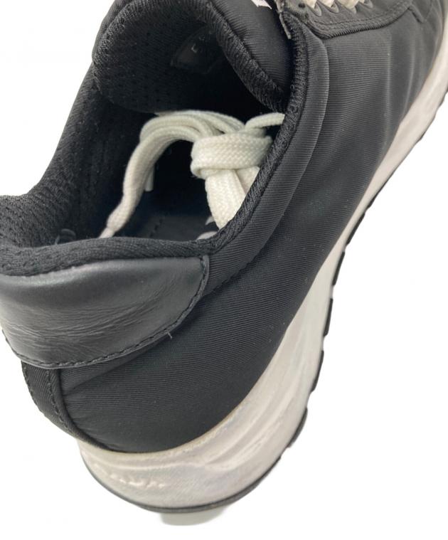 PRADA 厚底スニーカー　Re Nylon ナイロンスニーカー　黒　36 org.jpg