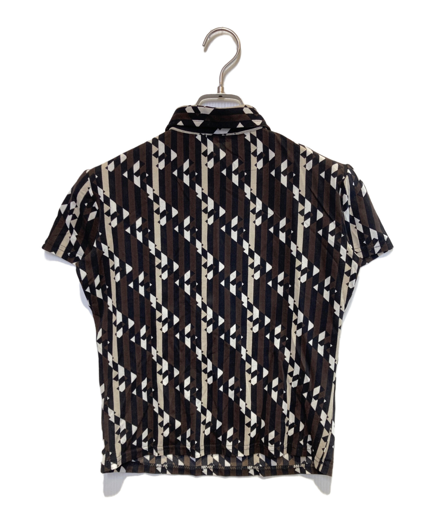 中古・古着通販】FENDI (フェンディ) ズッカ柄ポロシャツ ブラウン