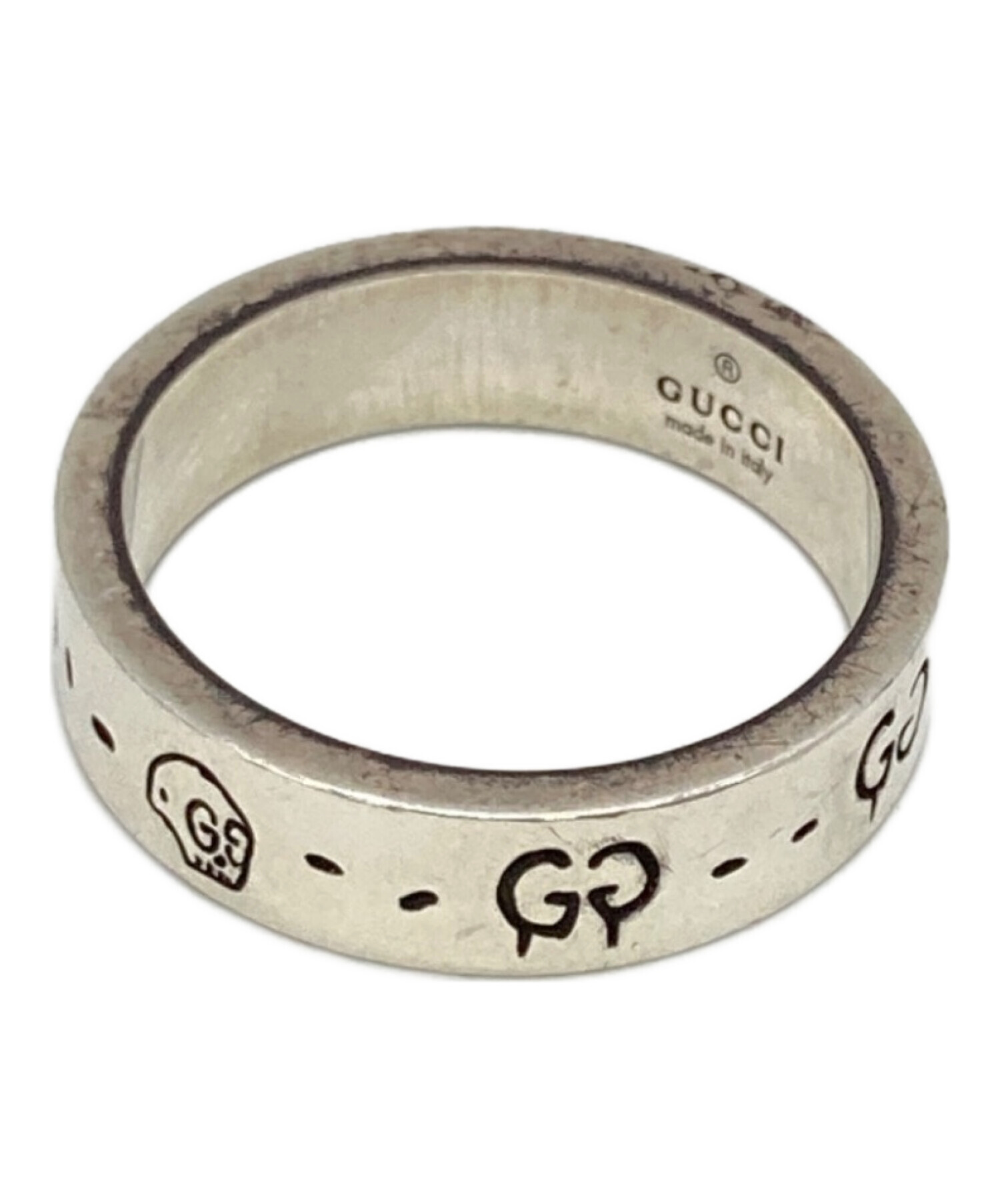 中古・古着通販】GUCCI (グッチ) ゴーストシルバーリング サイズ:25号 