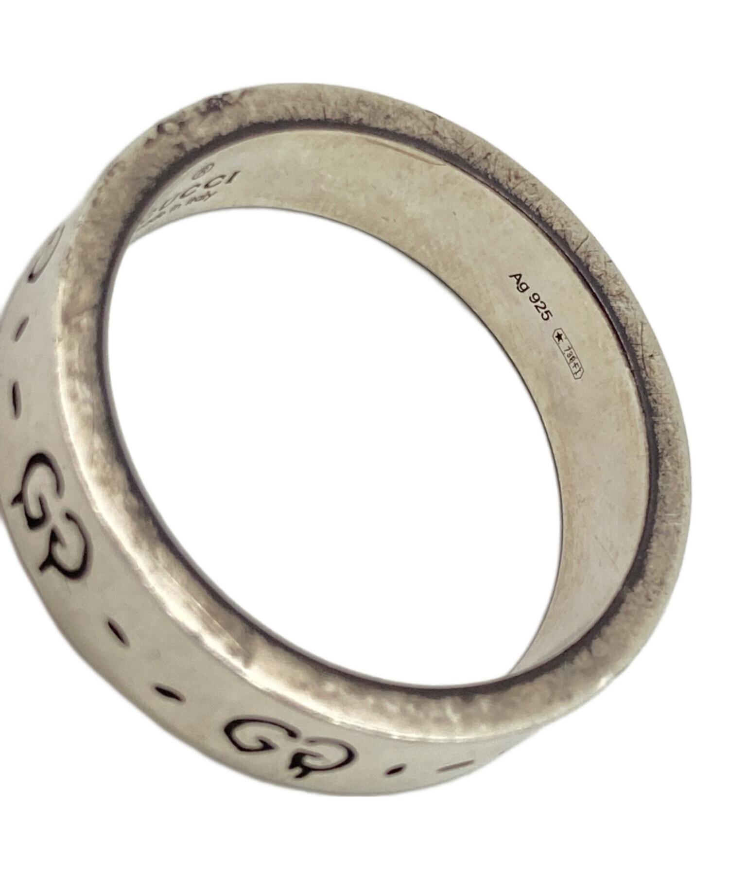 中古・古着通販】GUCCI (グッチ) ゴーストシルバーリング サイズ:25号 