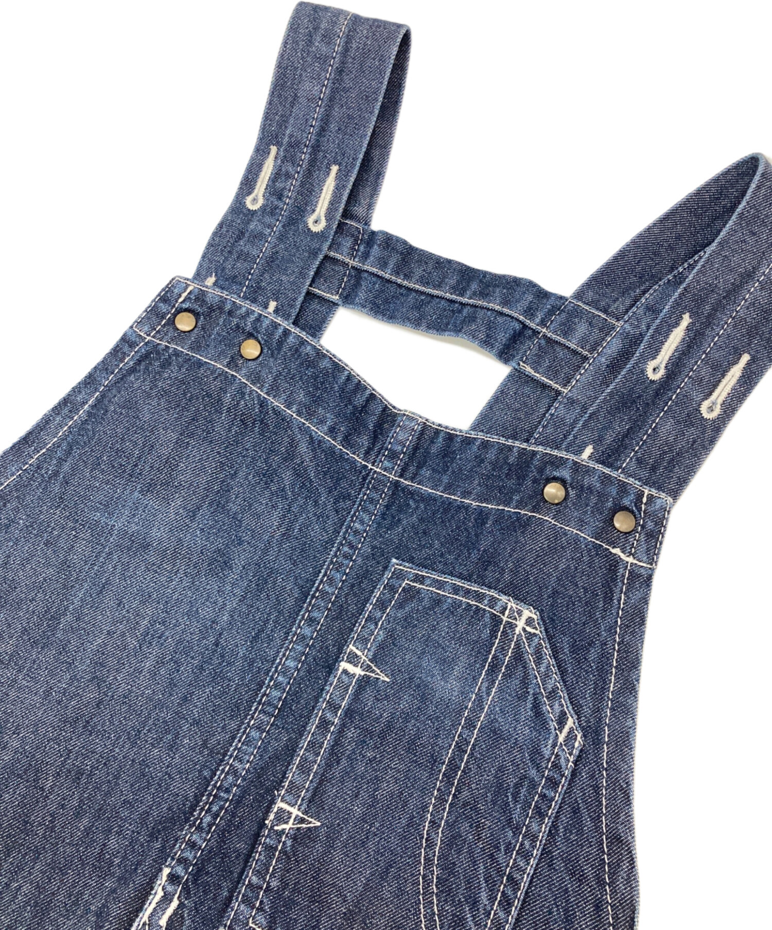 中古・古着通販】BEAMS BOY (ビームスボーイ) デニムサロペット ブルー 
