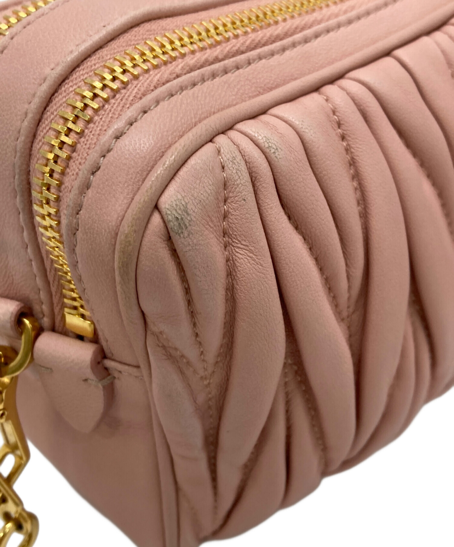 中古・古着通販】MIU MIU (ミュウミュウ) マテラッセ レザー