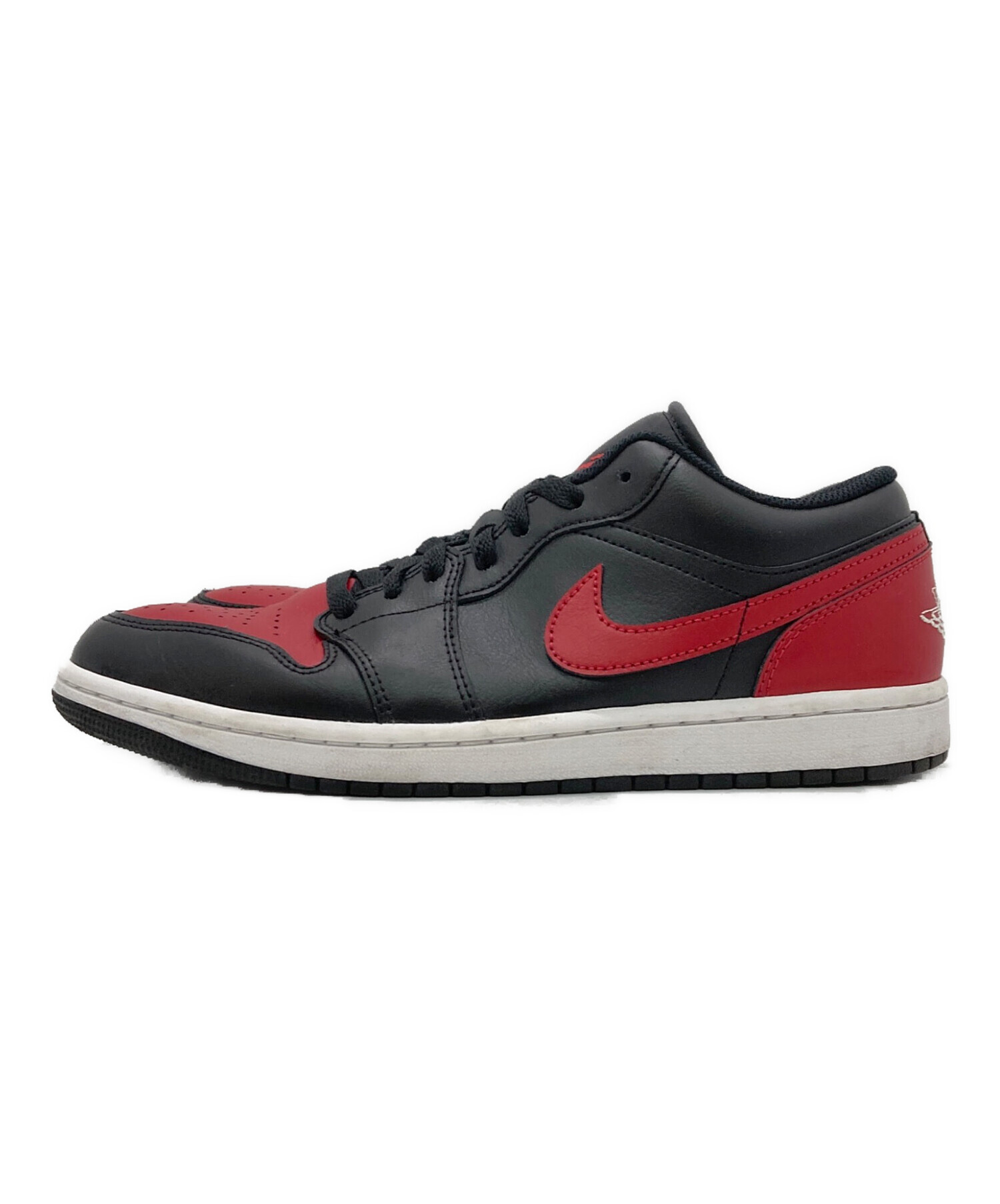 中古・古着通販】NIKE (ナイキ) AIR JORDAN 1 LOW ブラック×レッド 