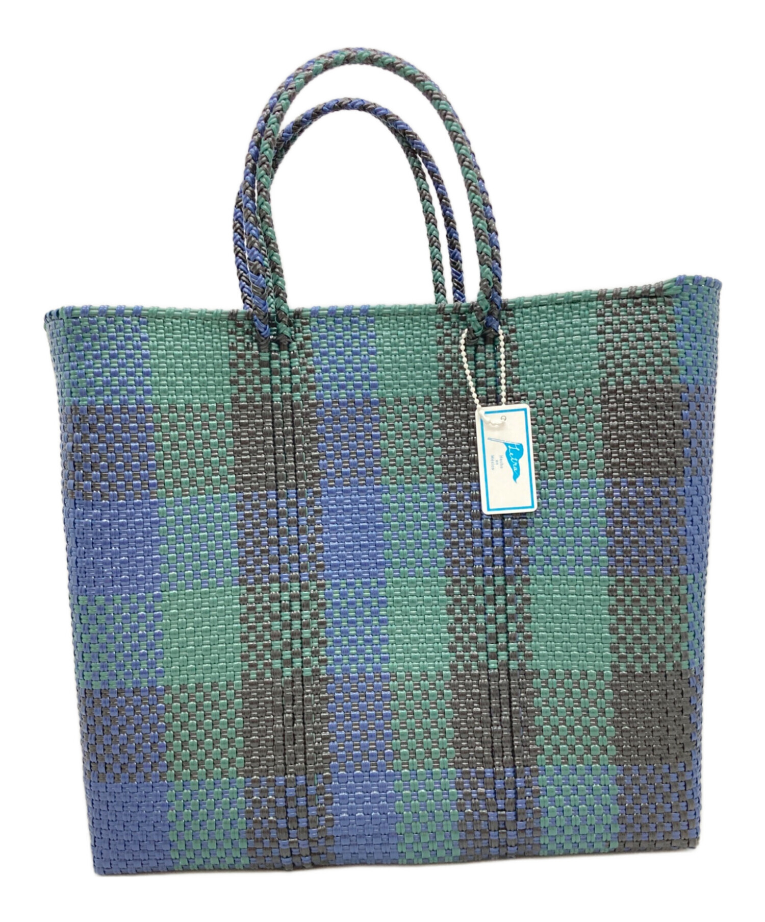 レトラ メルカドバッグ Mサイズ ブルー レトラ メルカドバッグ Mサイズ