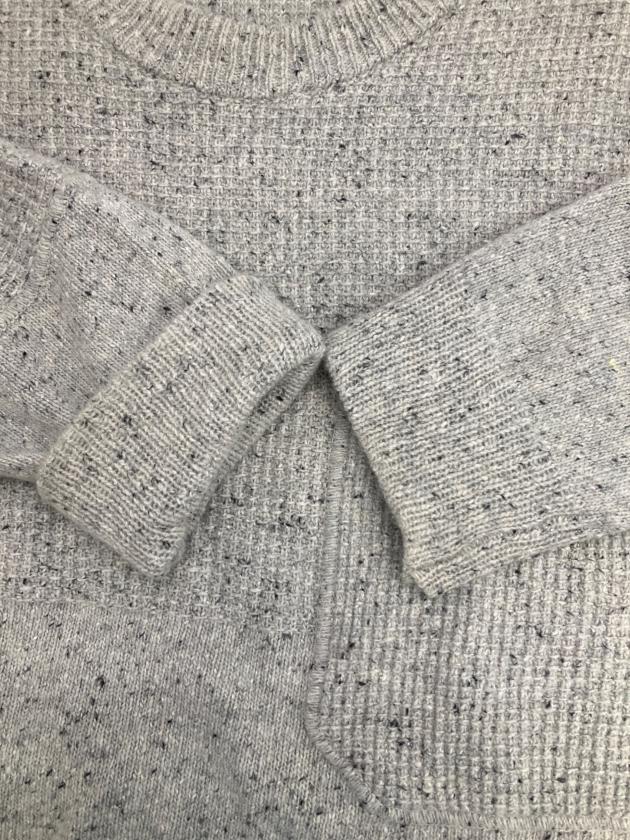 ストーンアイランド ショールカラーニット セーター グレー L ストーン