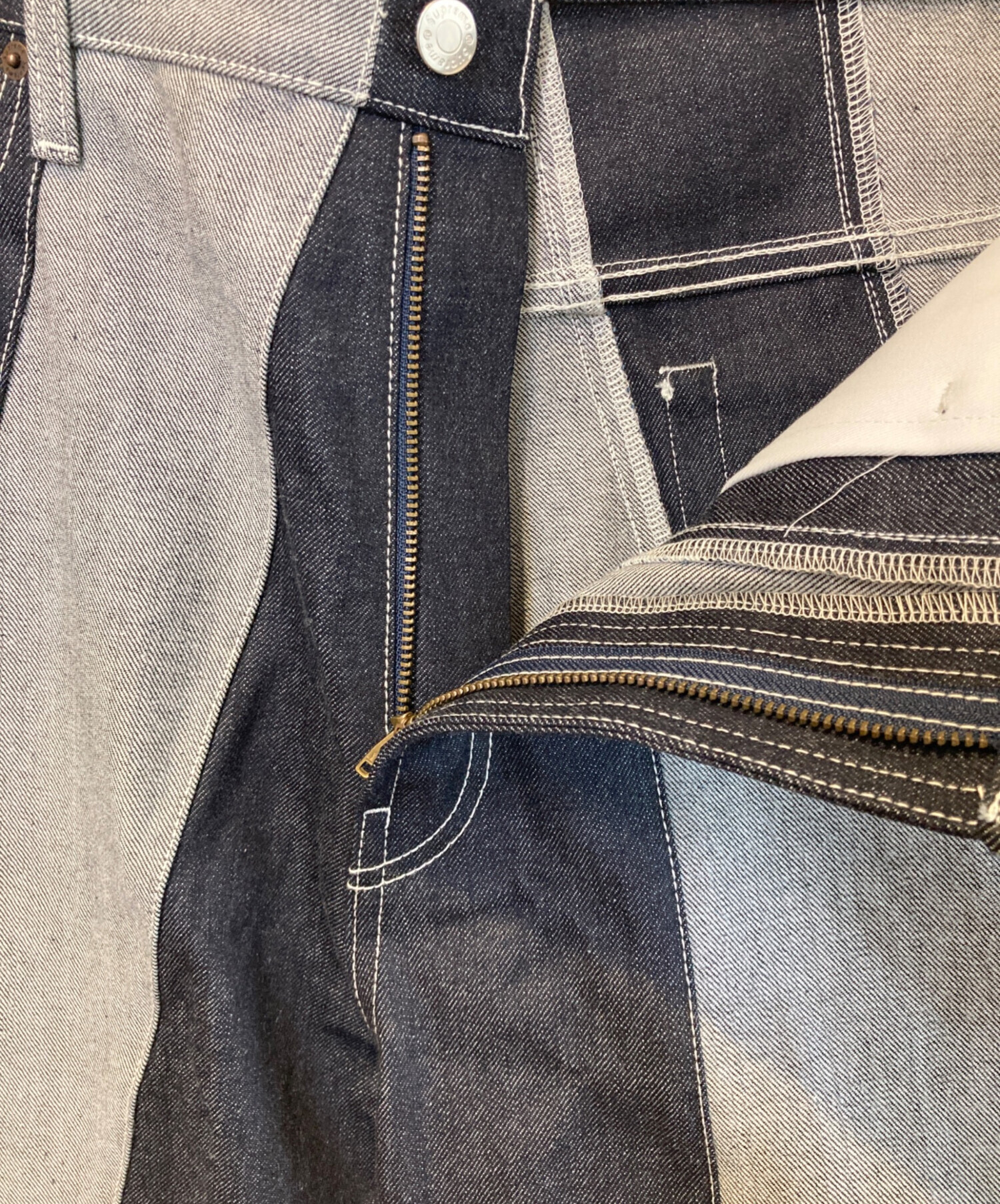 中古・古着通販】Supreme (シュプリーム) Paneled Stripe Baggy Jean