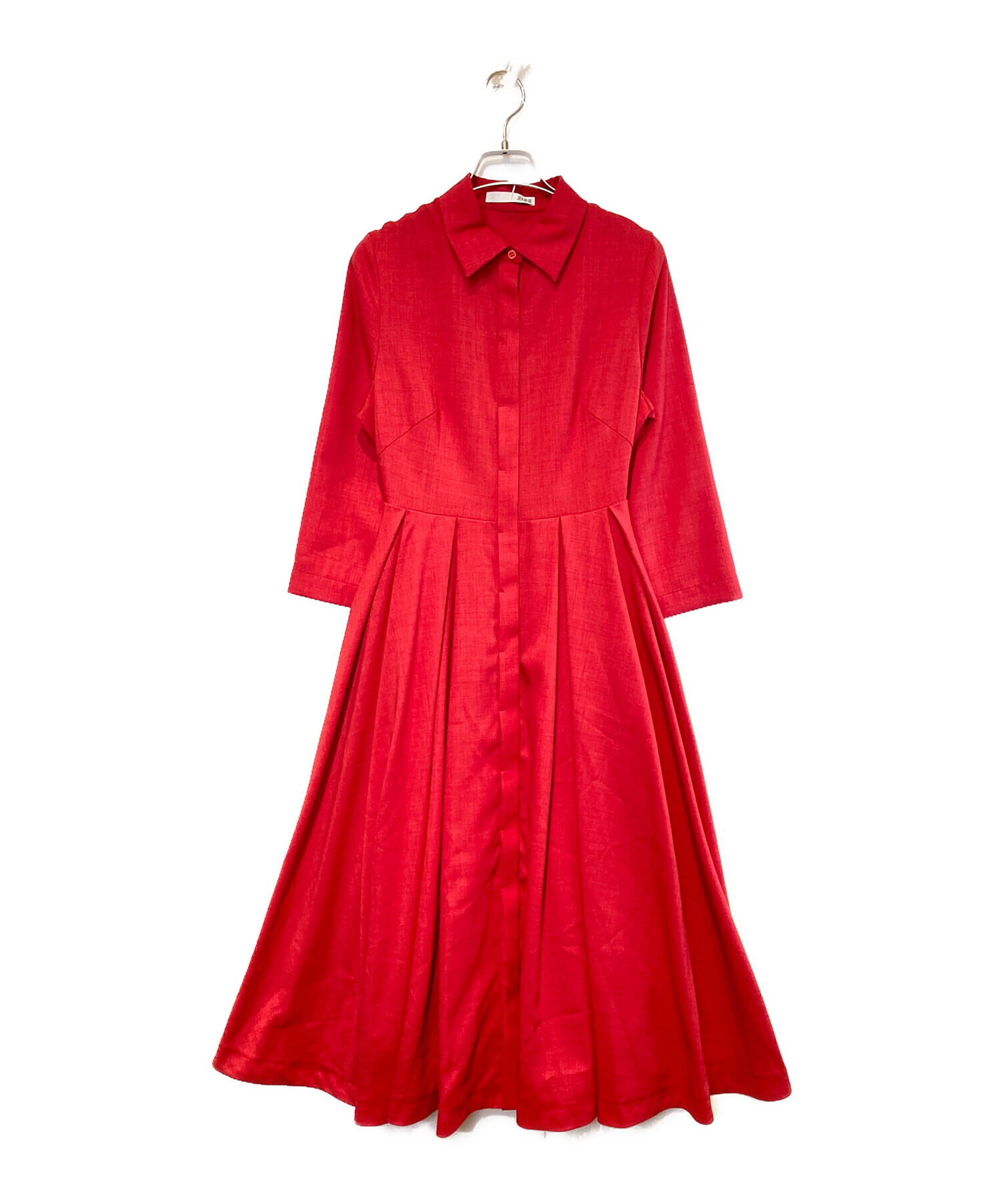 中古・古着通販】JENNE (ジェンヌ) JENNEラインタックフレアワンピース