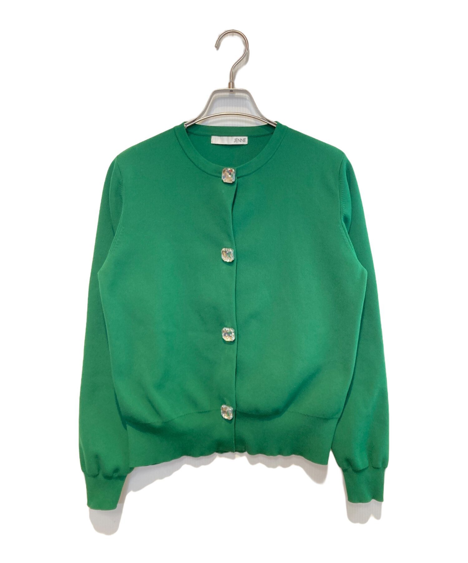 中古・古着通販】JENNE (ジェンヌ) リッチビジューニットカーデ