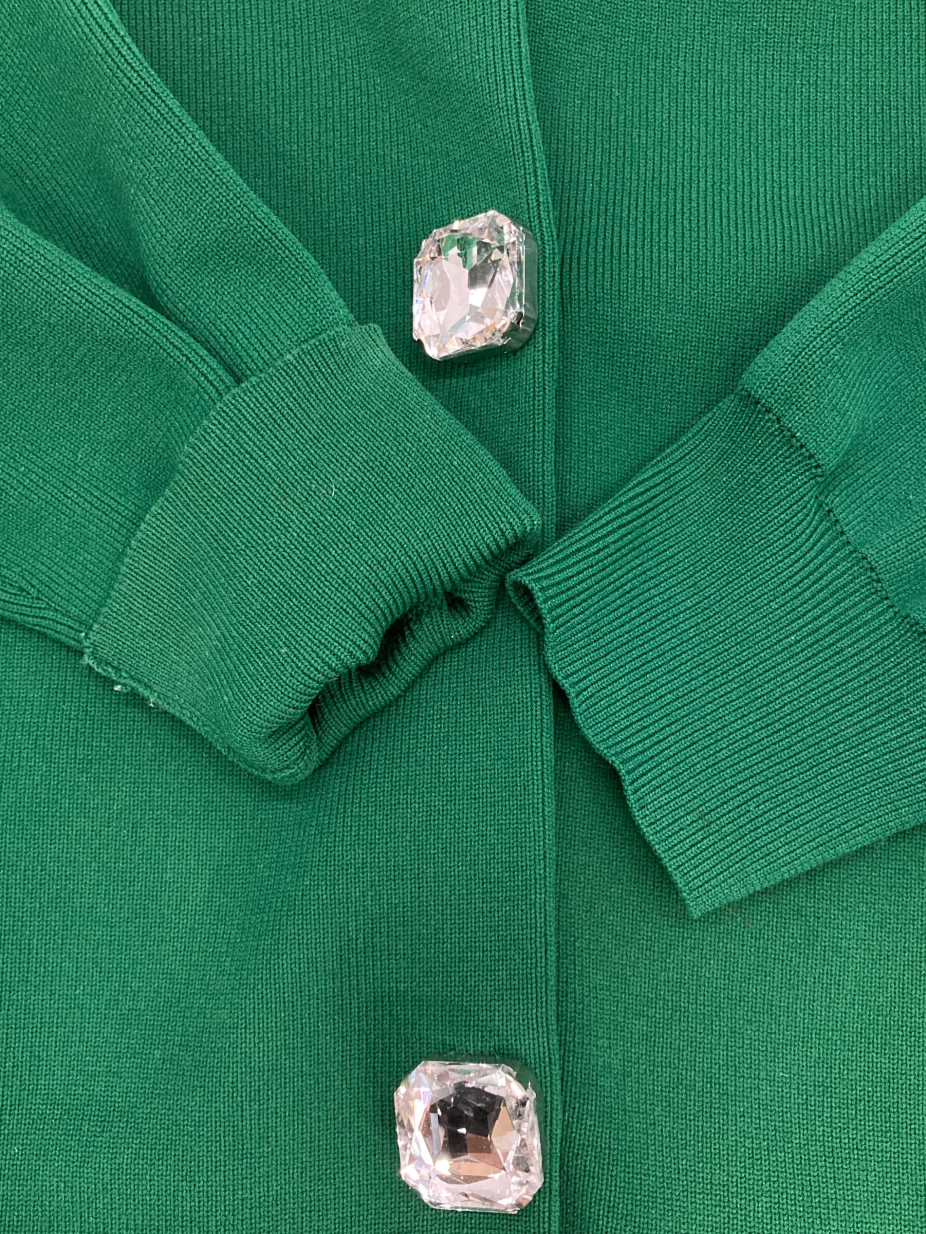 中古・古着通販】JENNE (ジェンヌ) リッチビジューニットカーデ