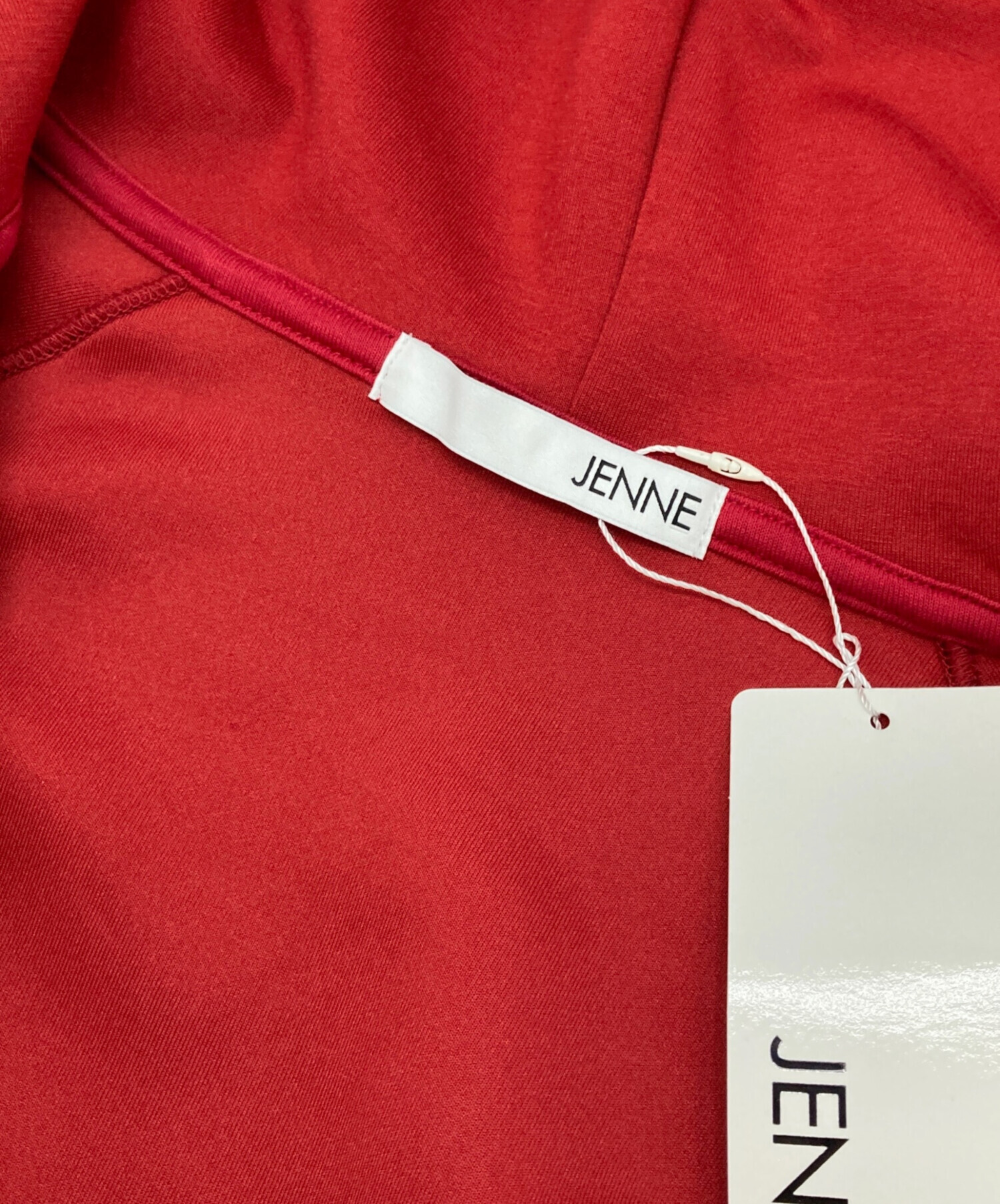 タグ付未使用✨ JENNE ジェンヌ 日本製美ラインパーカー　赤 レッド XL 中古・古着通販】JENNE (ジェンヌ) 日本製美ラインパーカー レッド