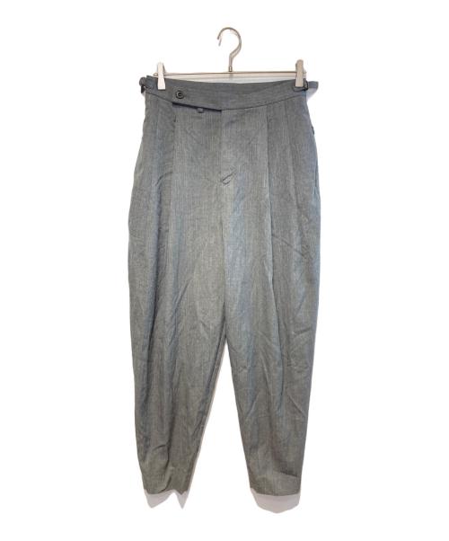 中古・古着通販】ato (アトウ) WOOL 2TACK TAPERED PANTS グレー