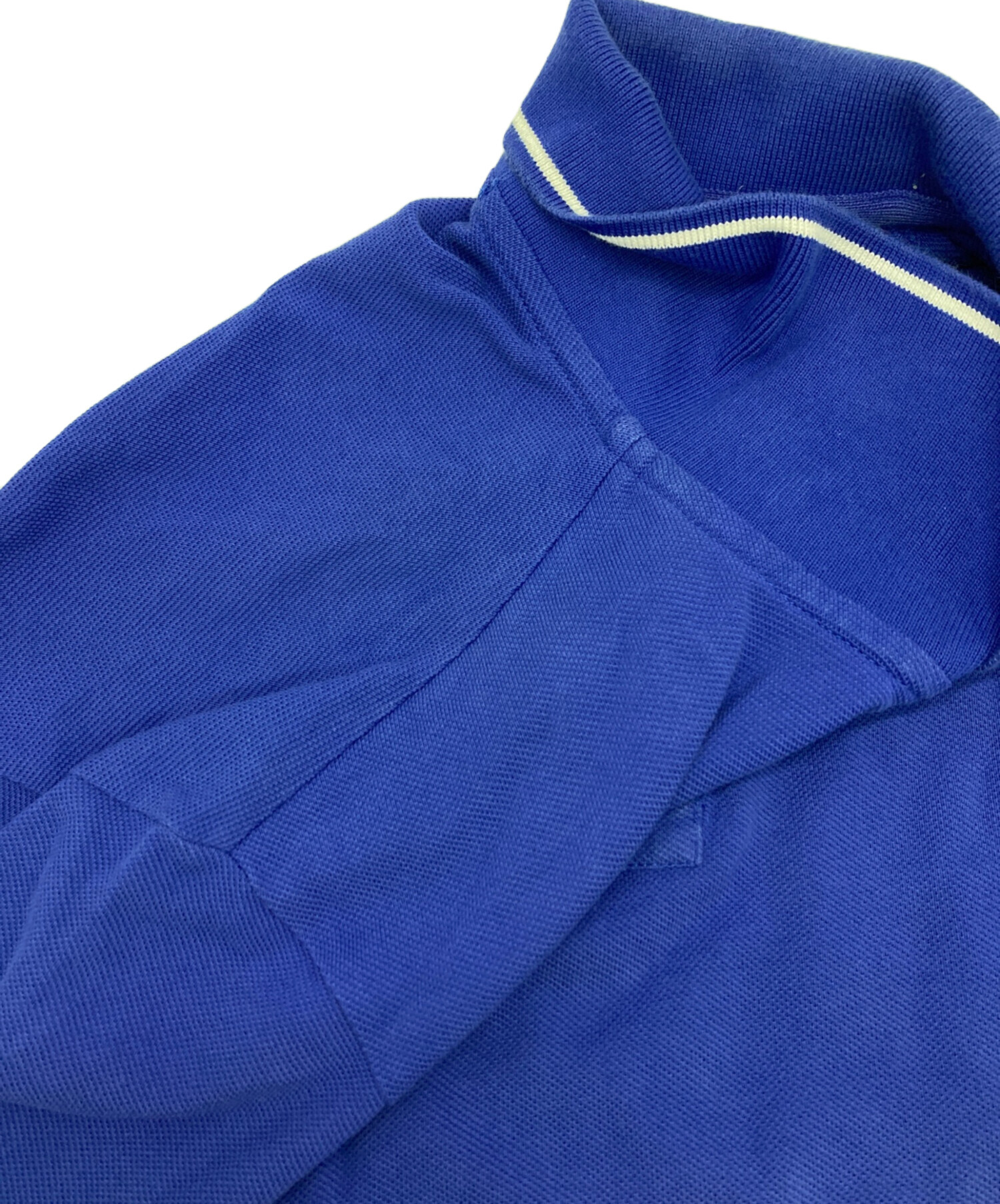 中古・古着通販】MONCLER (モンクレール) ポロシャツ ブルー サイズ:M