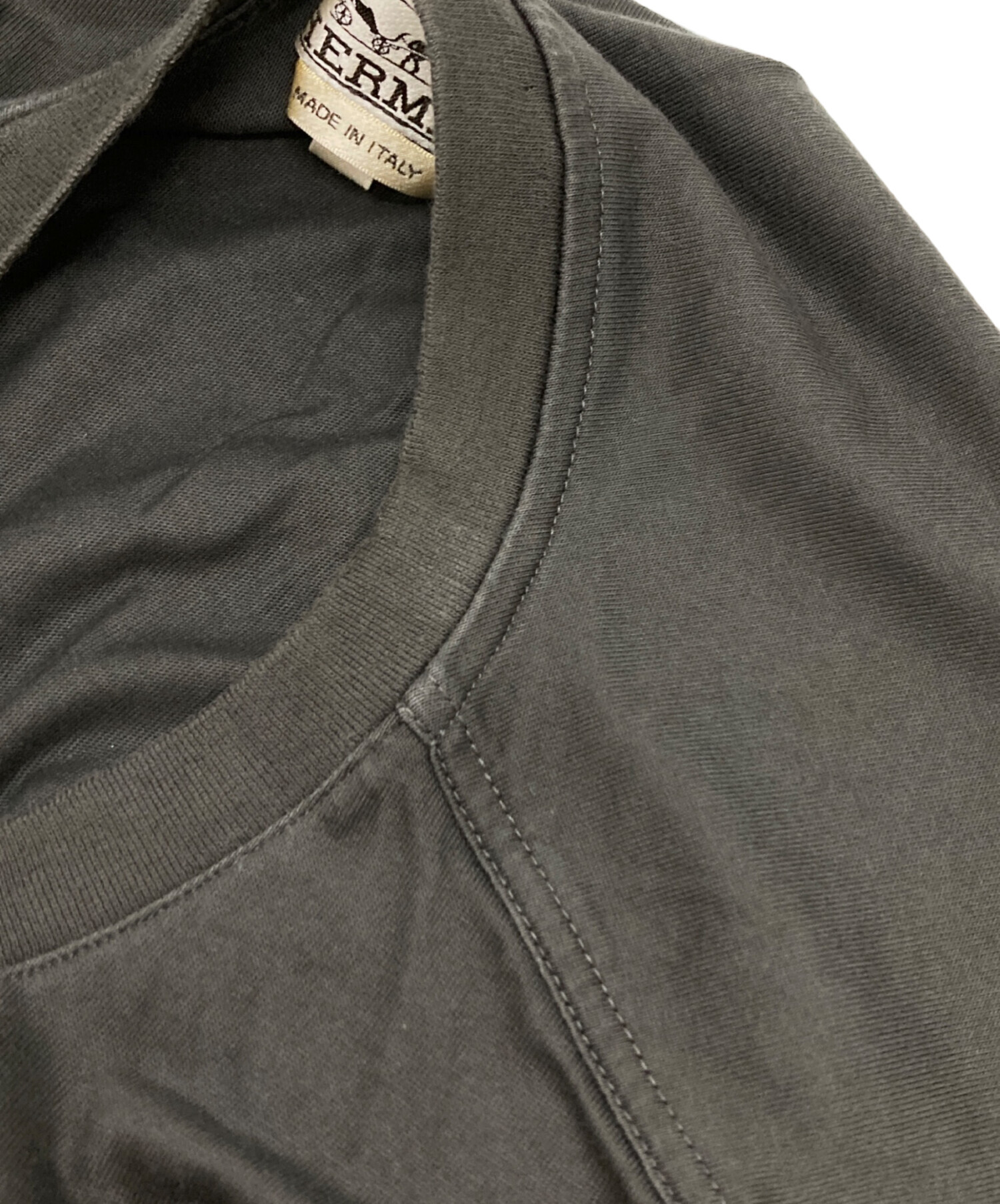 中古・古着通販】HERMES (エルメス) アームレイヤードコットンTシャツ