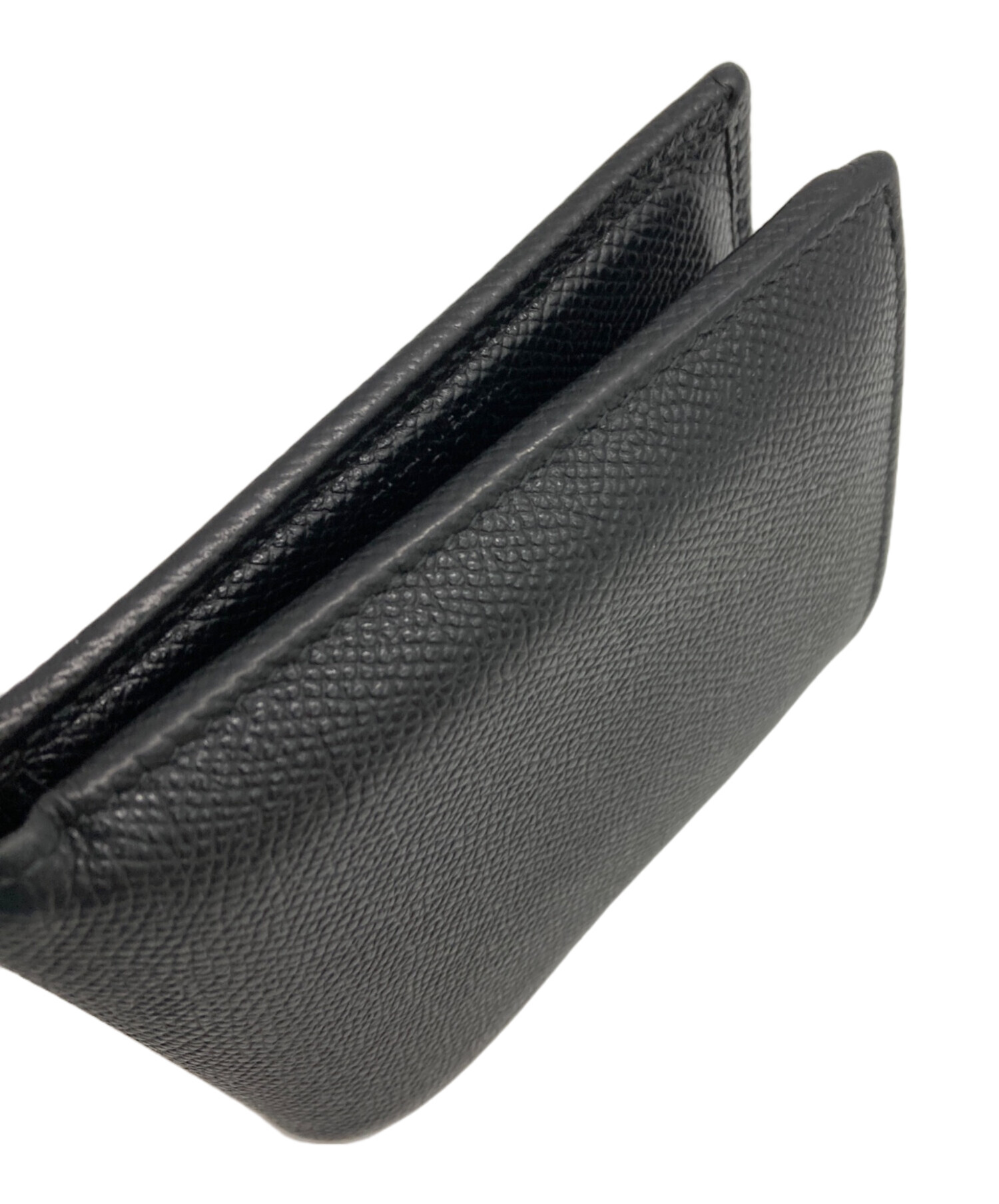 中古・古着通販】BVLGARI (ブルガリ) コンパクトウォレット ブラック