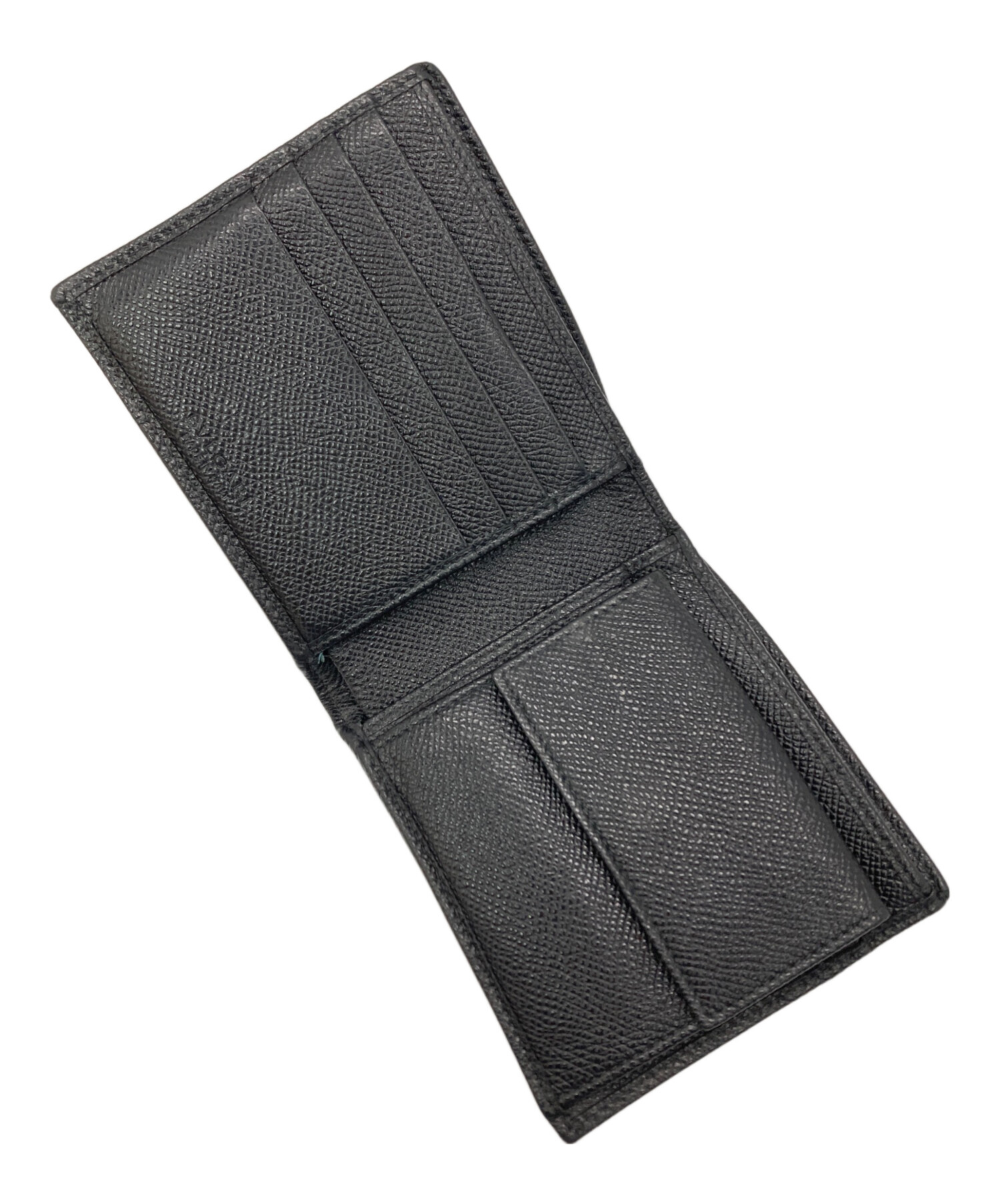中古・古着通販】BVLGARI (ブルガリ) コンパクトウォレット ブラック
