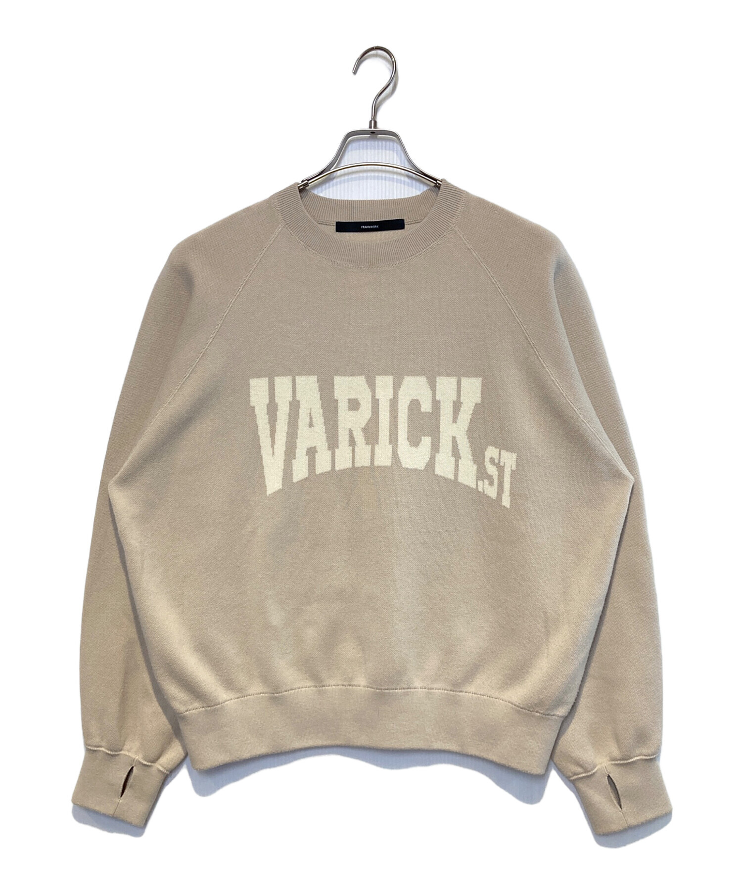 中古・古着通販】FRAMeWORK (フレームワーク) ジャガードロゴSWEAT