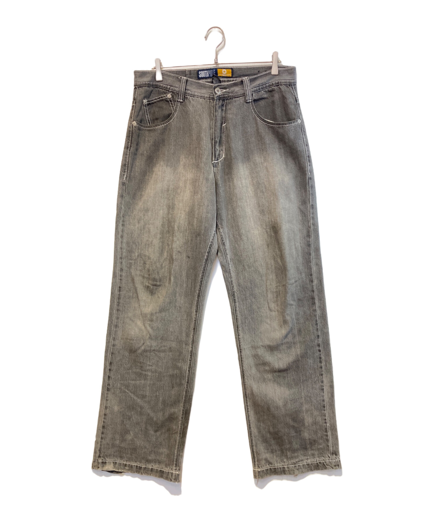 中古・古着通販】SOUTHPOLE (サウスポール) バギーデニムパンツ グレー