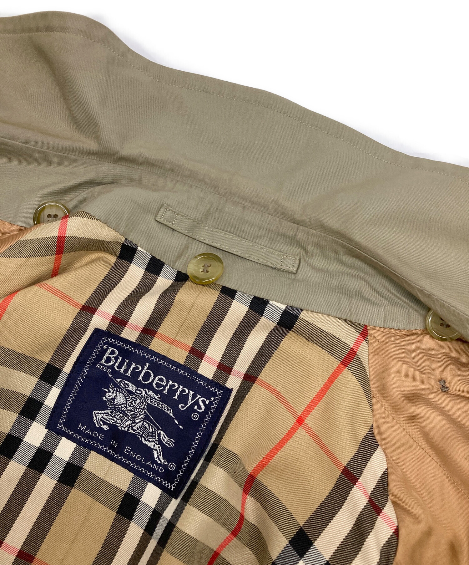 中古・古着通販】Burberry's (バーバリーズ) 一枚袖トレンチコート