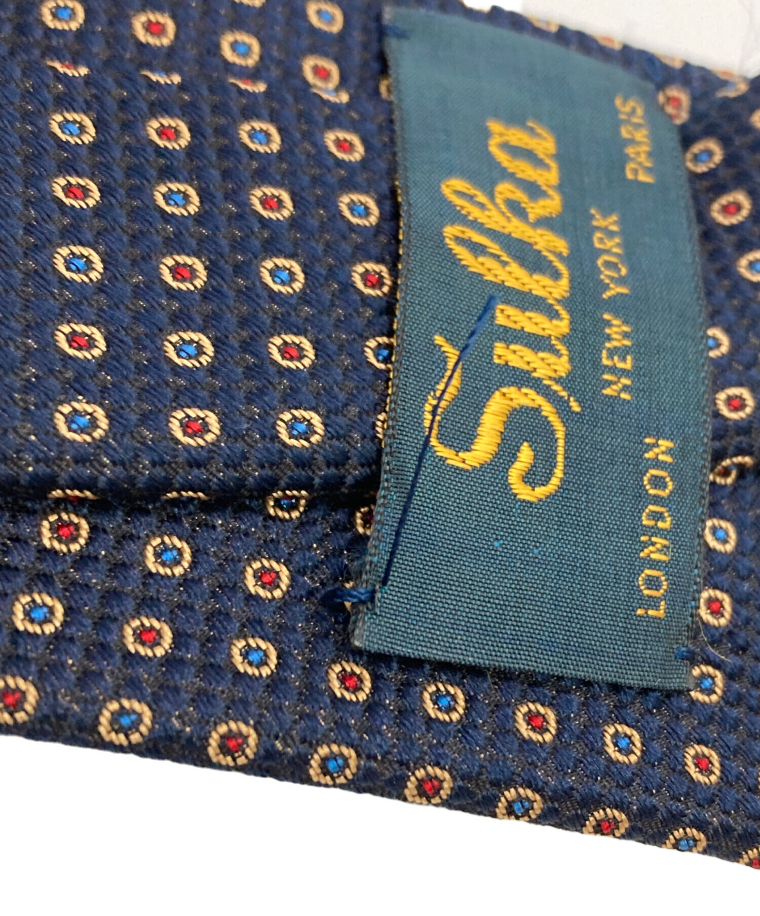 中古・古着通販】SULKA (スルカ) シルクネクタイ ネイビー サイズ:不明