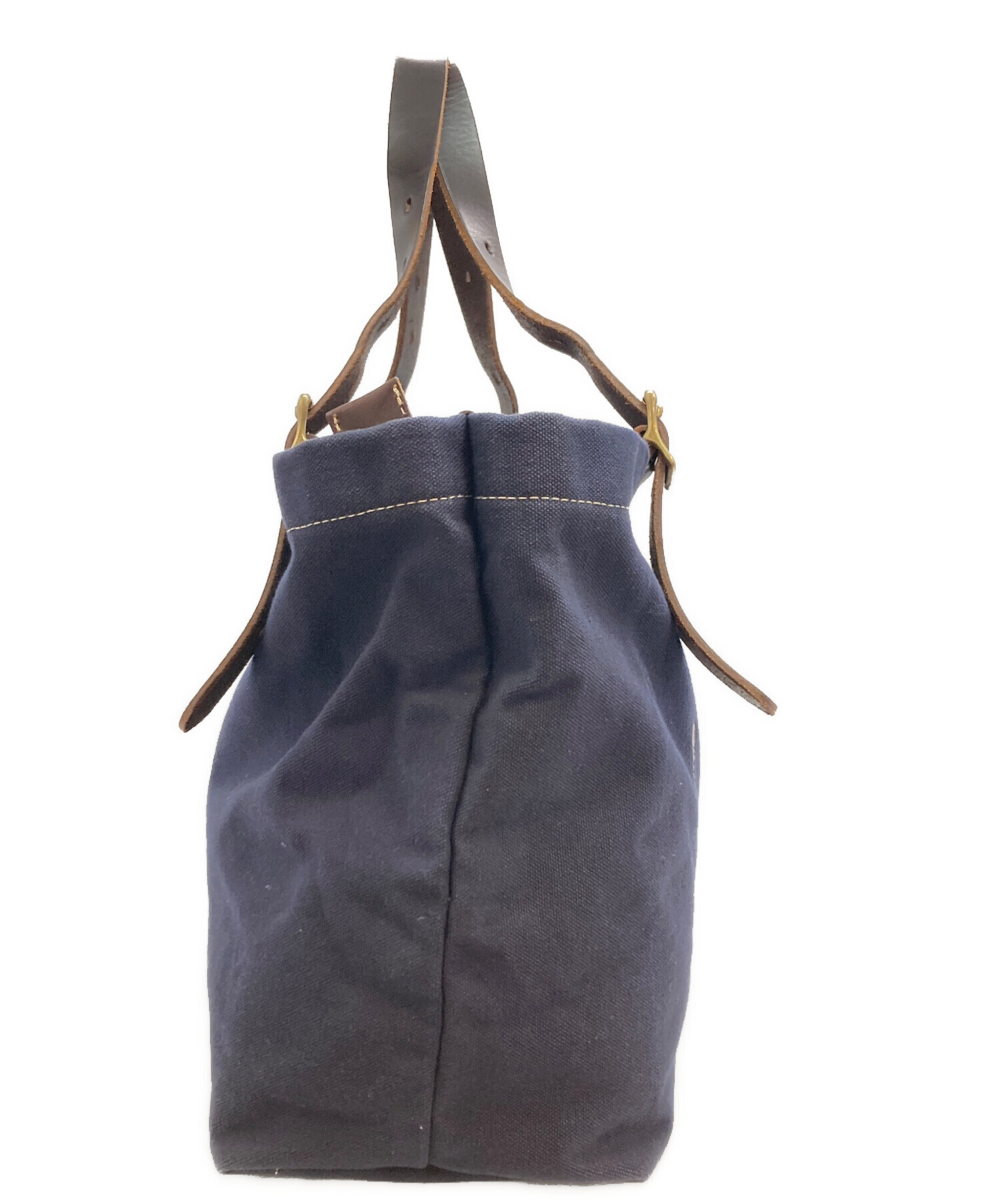 中古・古着通販】SLOW (スロウ) キャンバストートバッグ ネイビー 