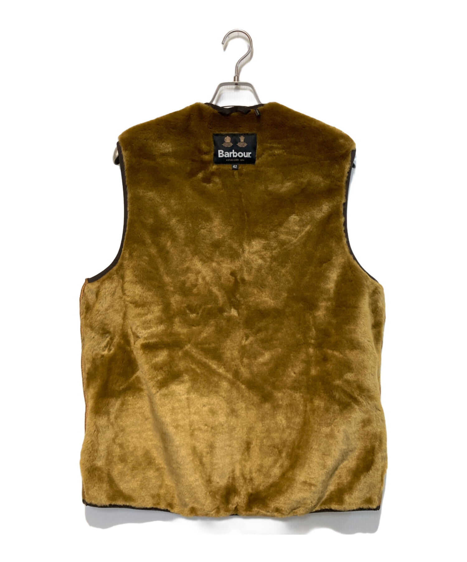 中古・古着通販】Barbour (バブアー) WARM PILE WAISTCOAT ZIP-IN 